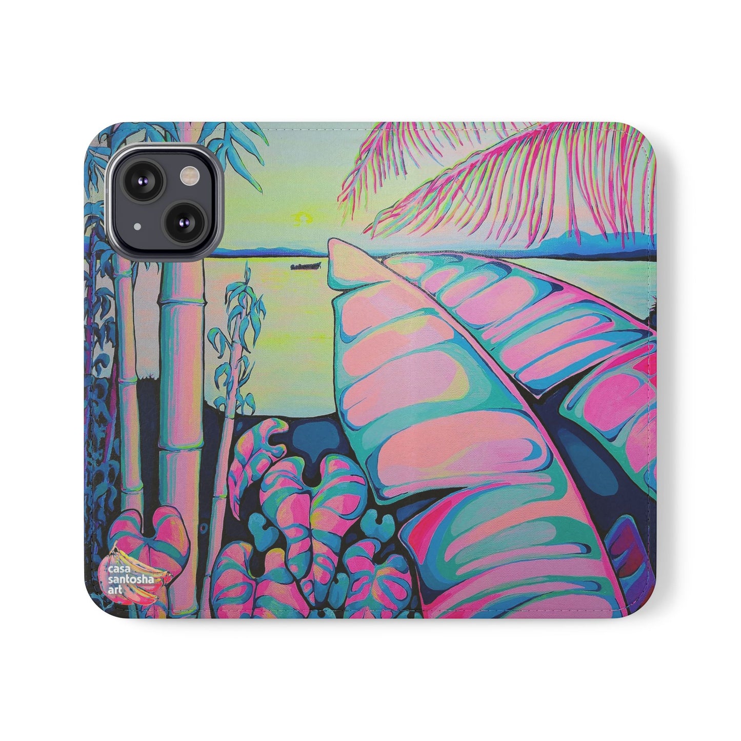 Serenity Bocas Flip Phone Case – Wallet Cover with Card Slots