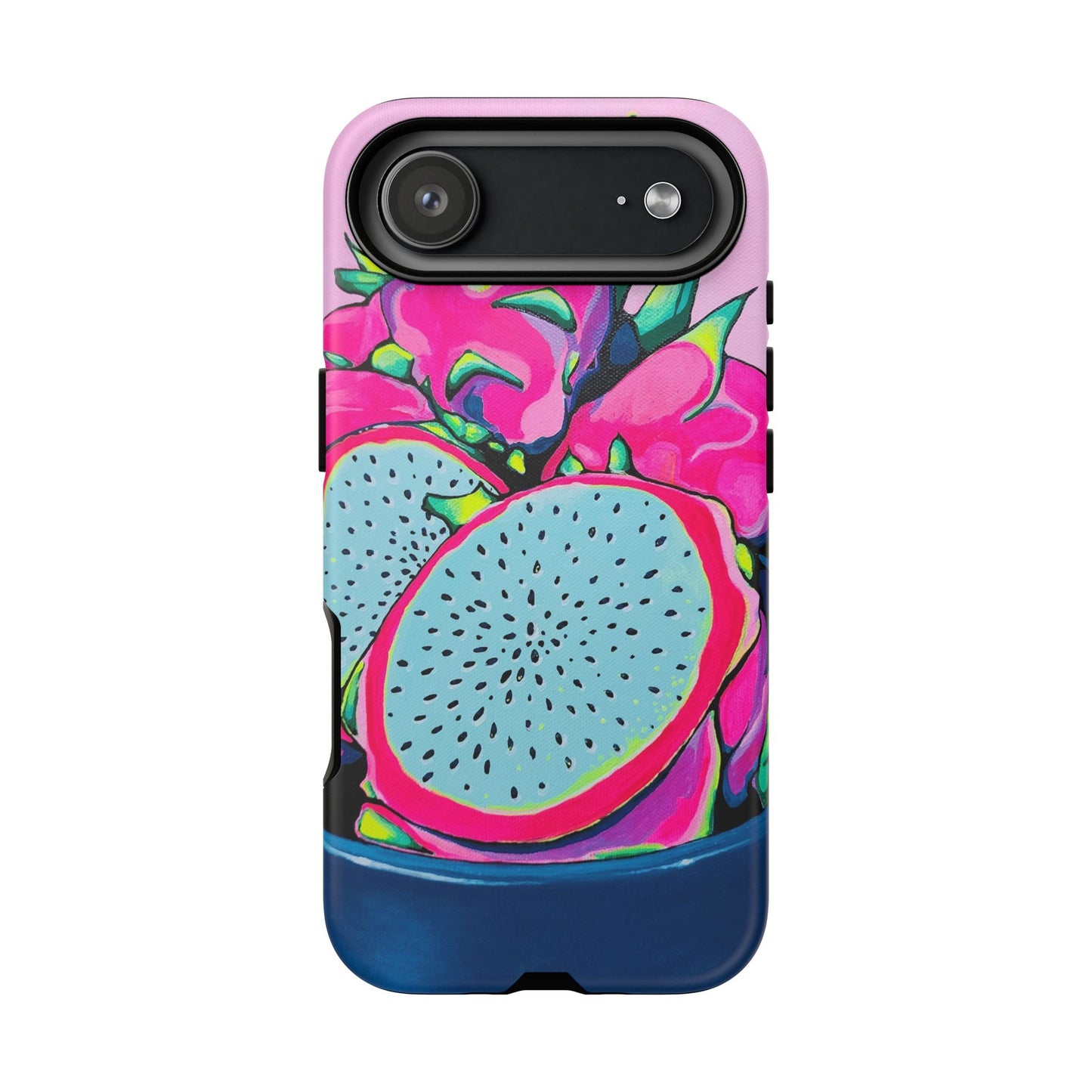 Neon Pink Dragon Fruit Tough Phone Case
