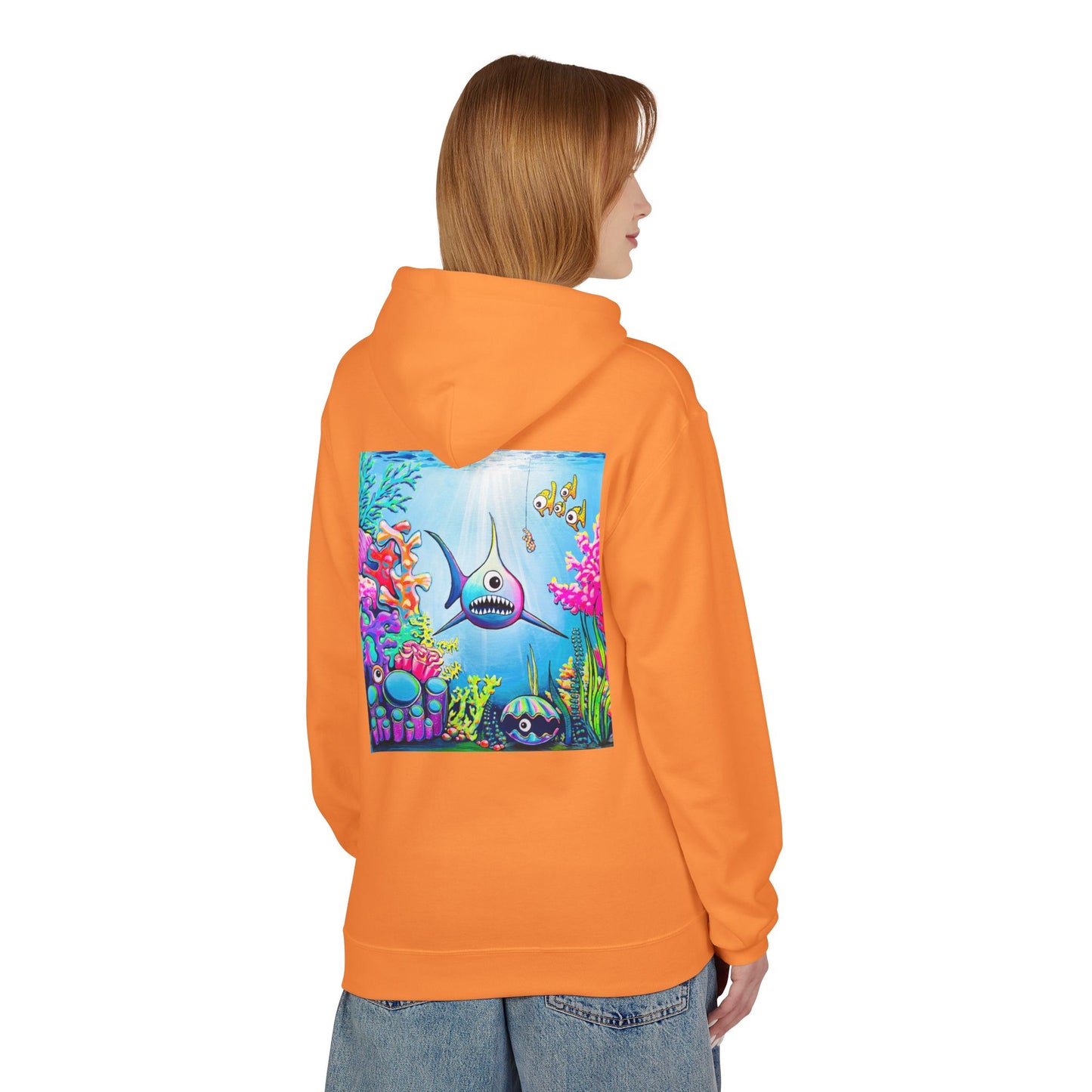 Unisex Cyclops Shark Soft Hoodie