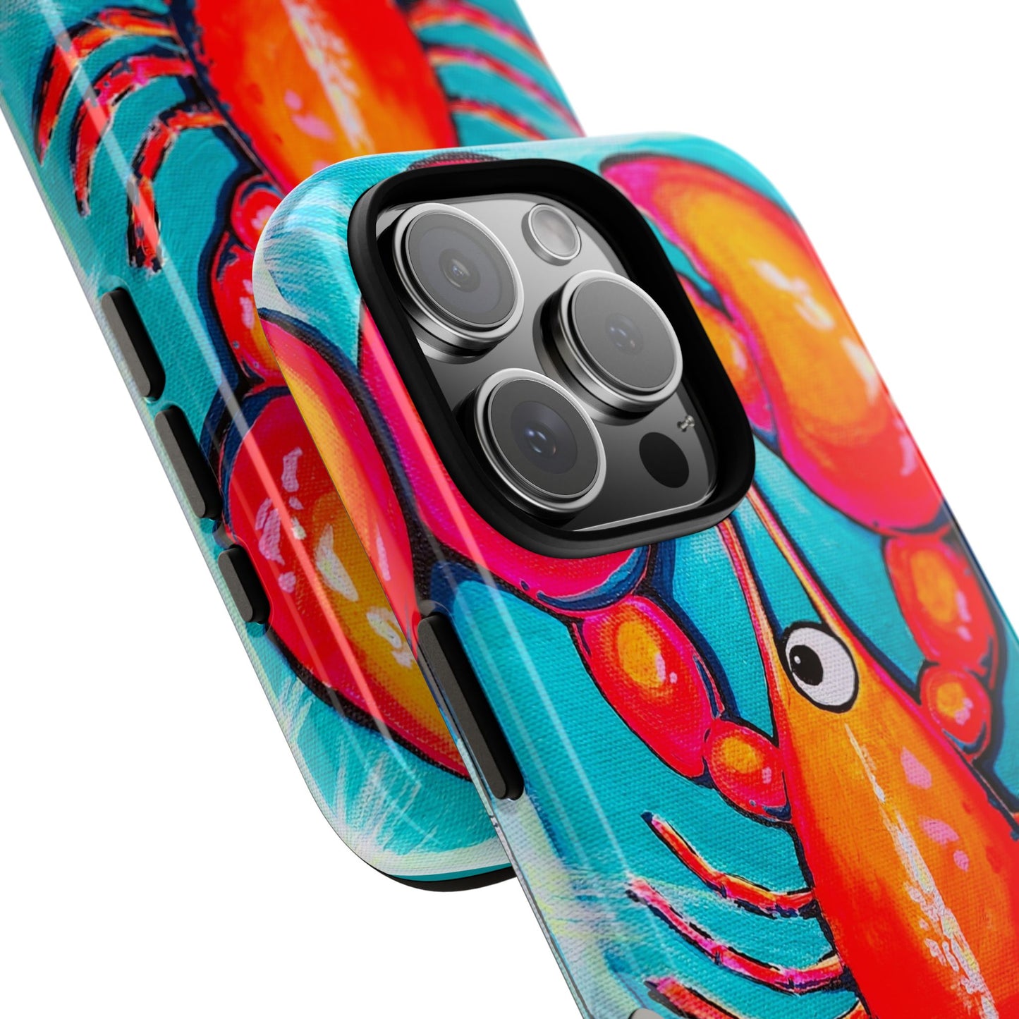 Neon Lobster Tough Phone Case