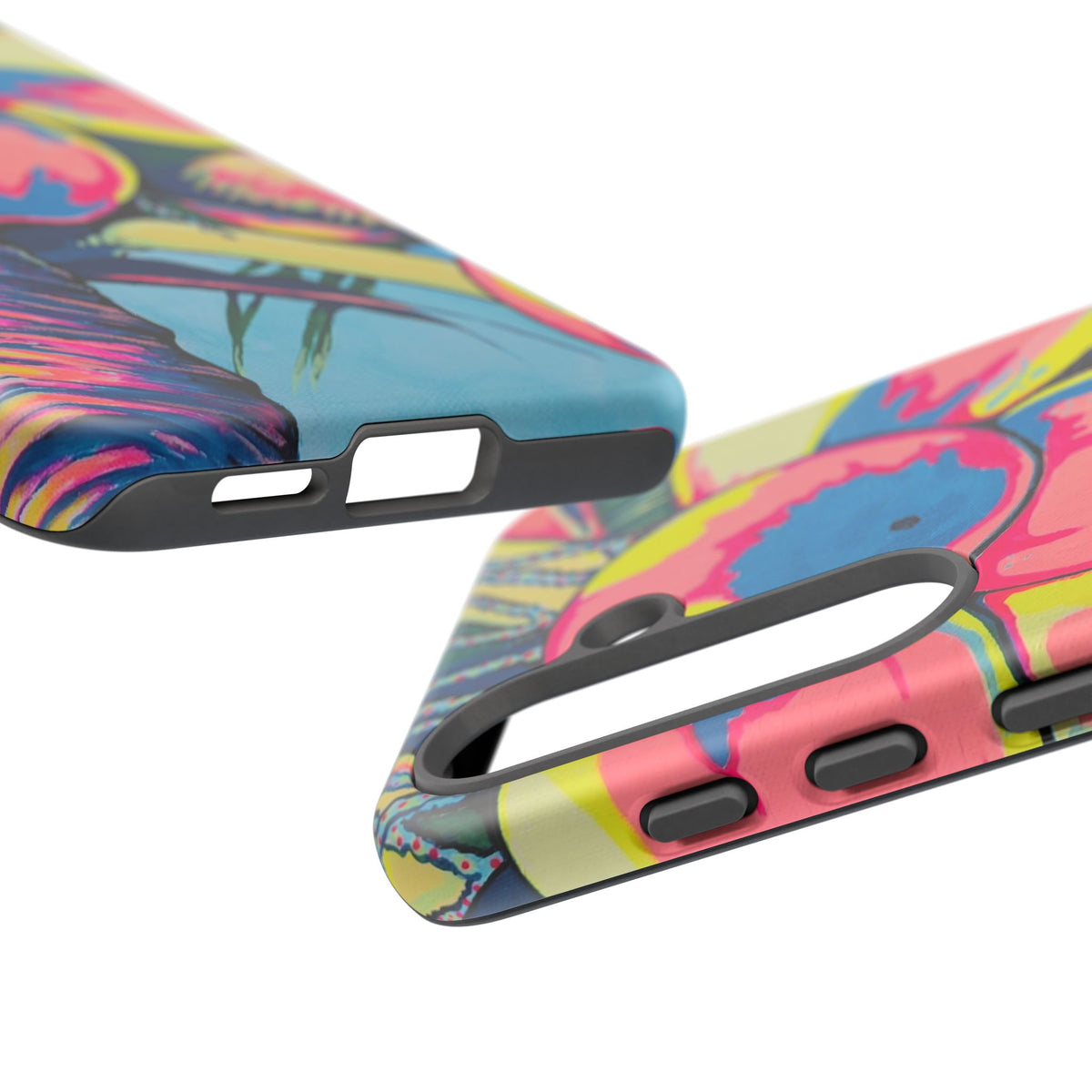 Neon Coconuts Tough Phone Case
