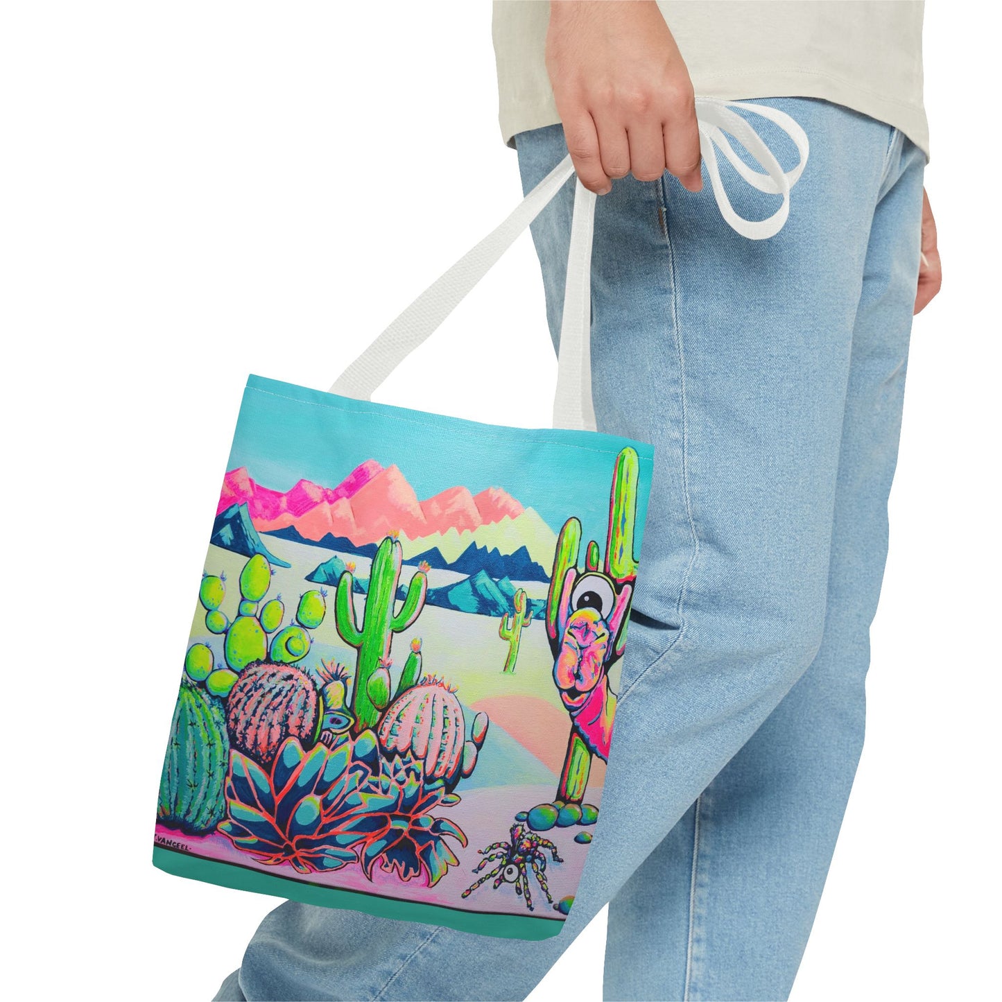 Premium Cyclops Camel Tote Bag, Original Artist Design, Reusable Shopping Tote,  Eco-Friendly