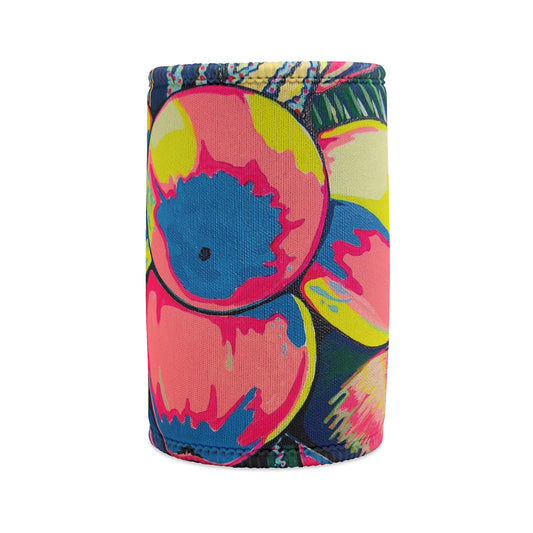 Neon Coconuts Stubby Cooler