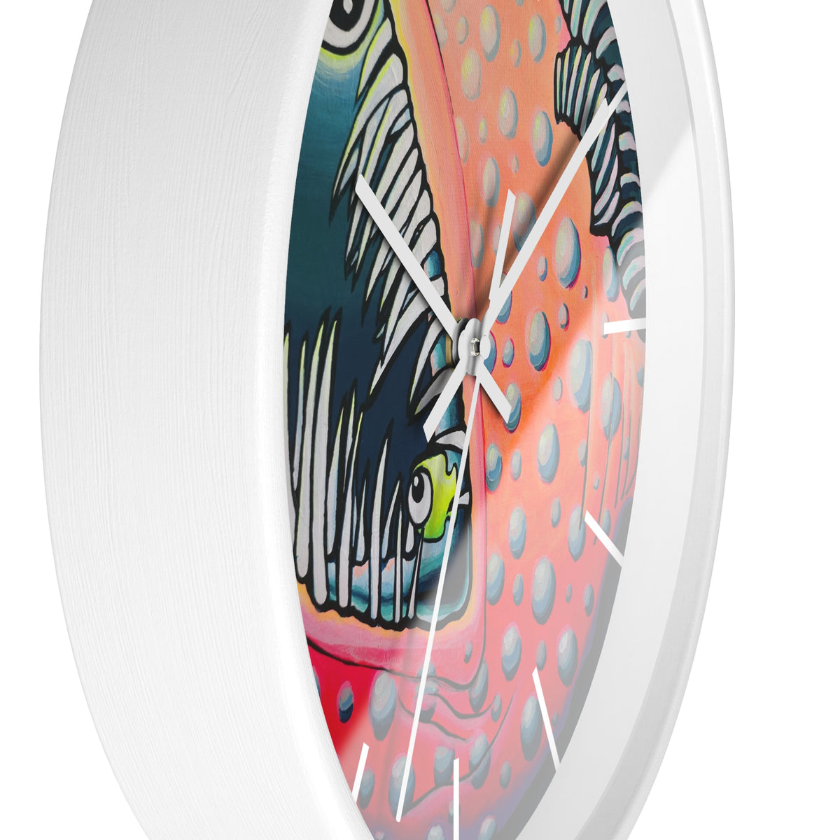 Cyclops Anglerfish Pop Art Wall Clock