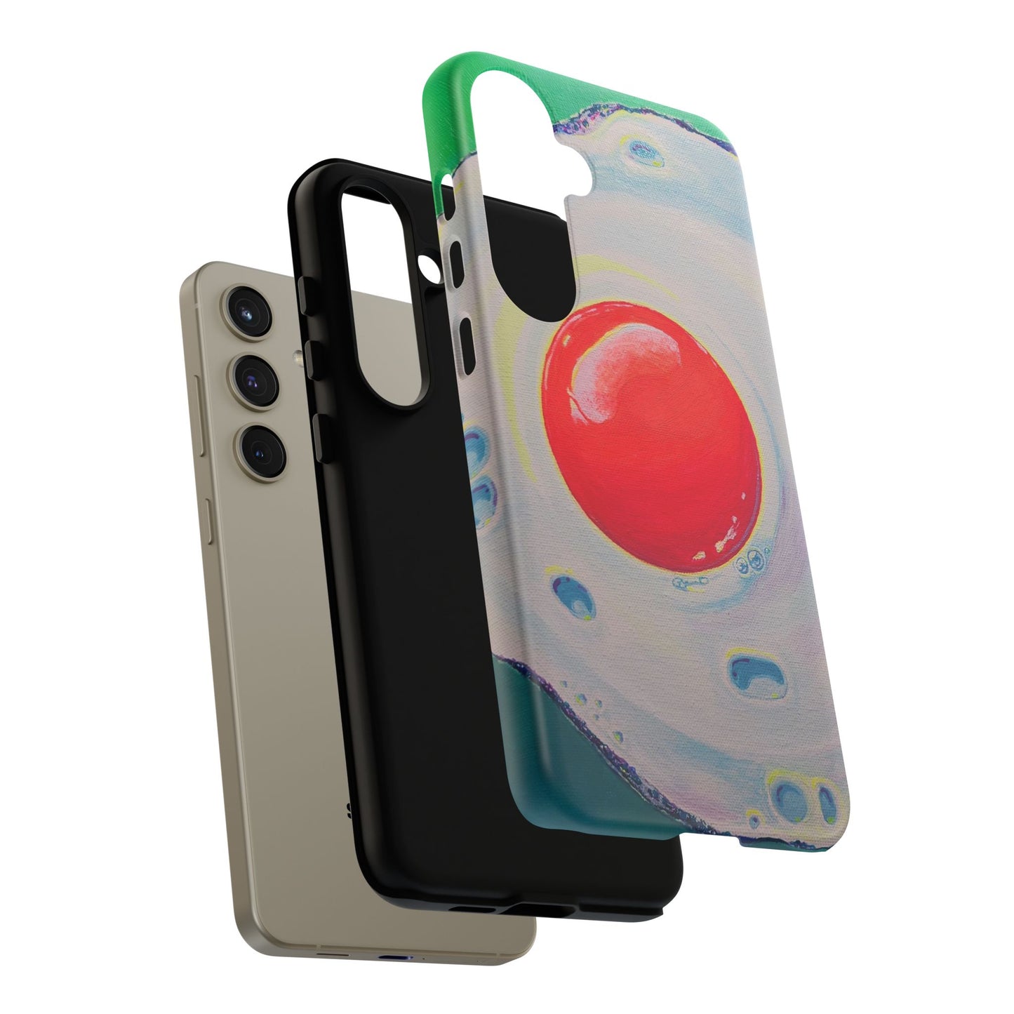 Neon Fried Egg Tough Phone Case