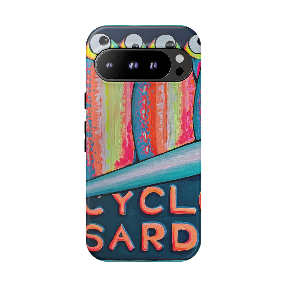 Neon Sardines Tough Phone Case