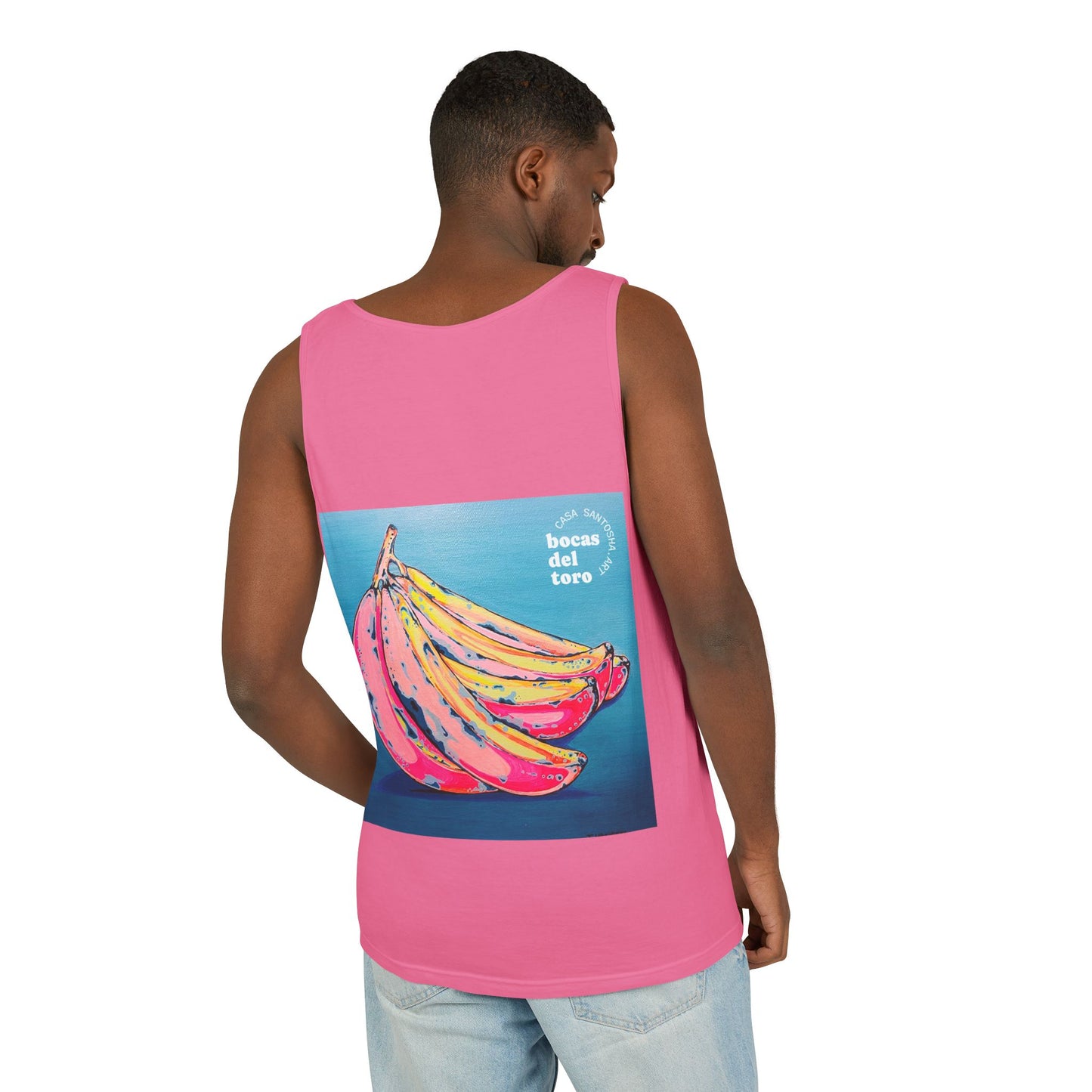 Unisex Neon Banana Tank Top - Perfect for Summer Vibes