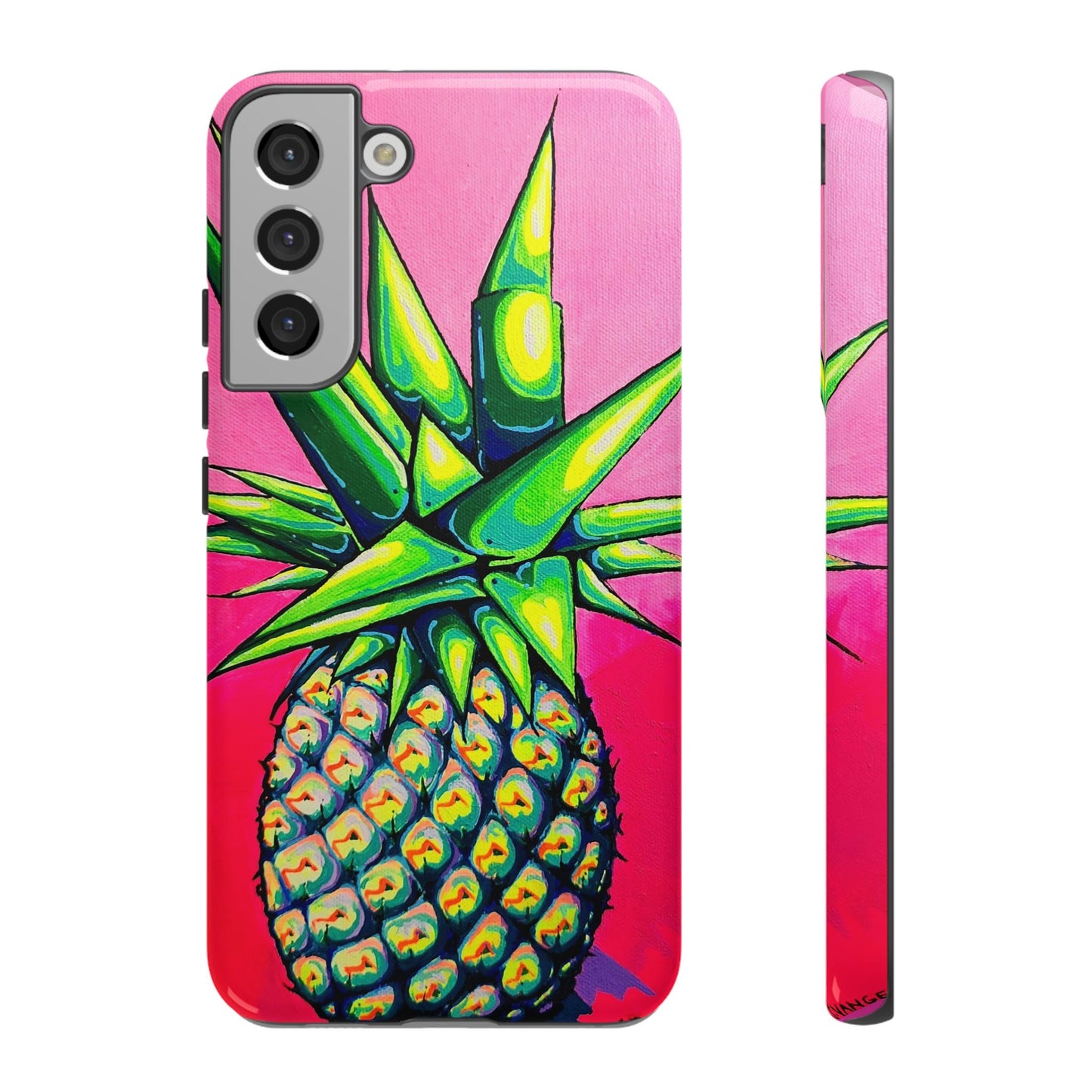 Neon Pineapple Tough Phone Case