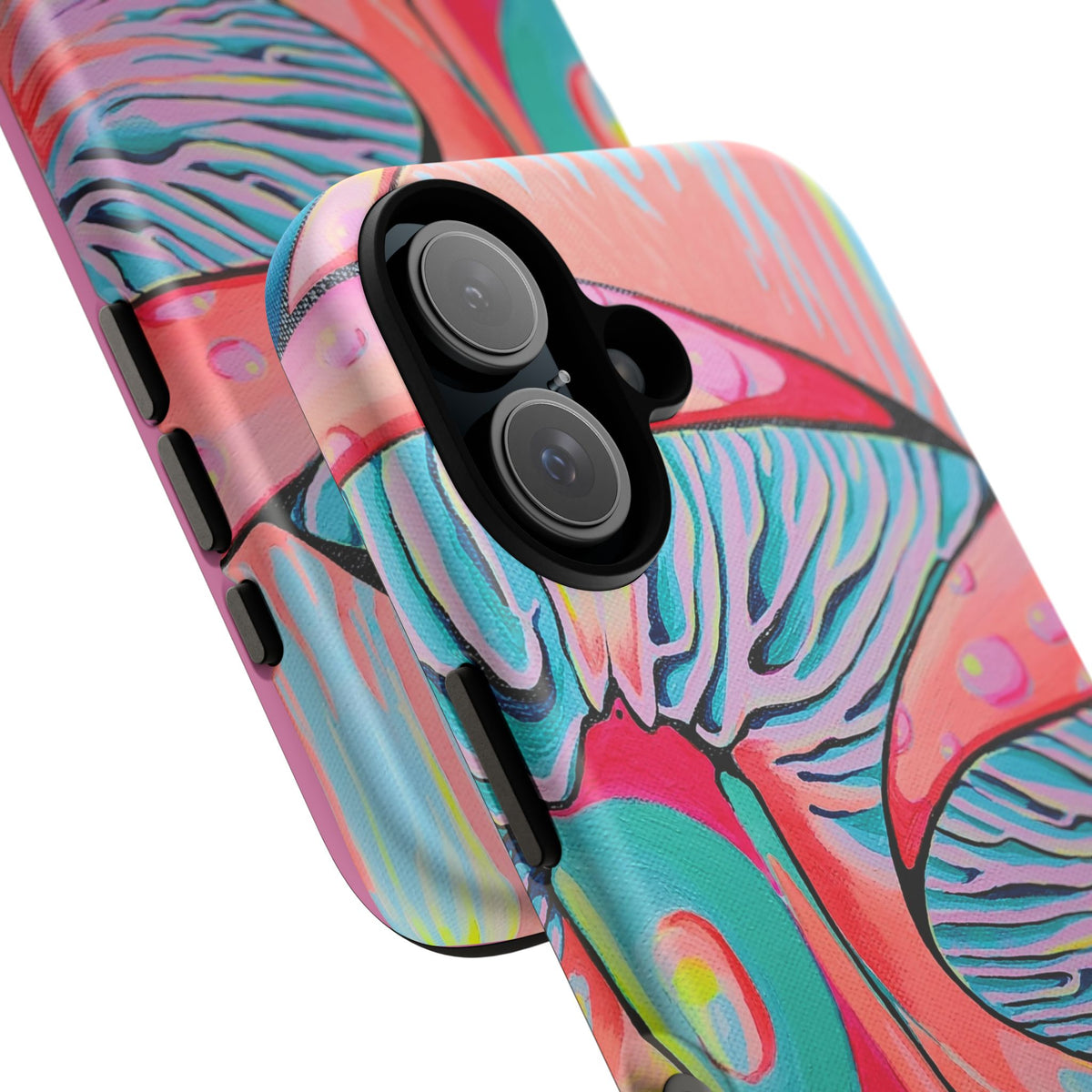 Coque de téléphone résistante Trippy Mushrooms