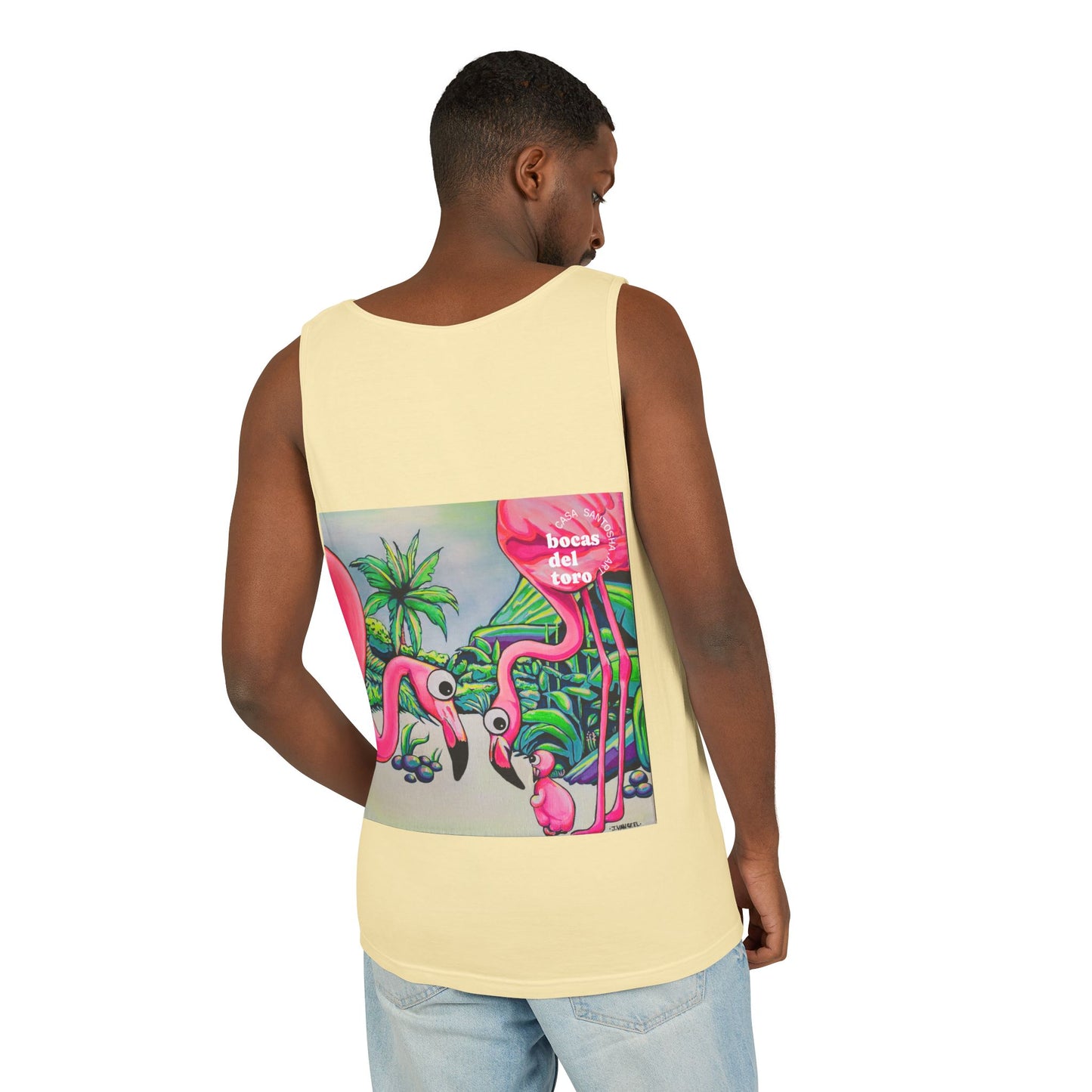Unisex Cyclops Flamingo Family Tank Top - Perfect for Summer Vibes