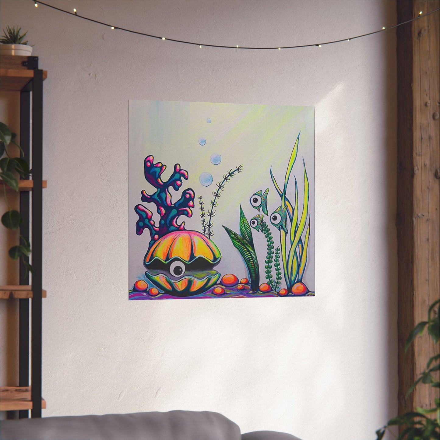 Cyclops Clam Giclée Art Poster