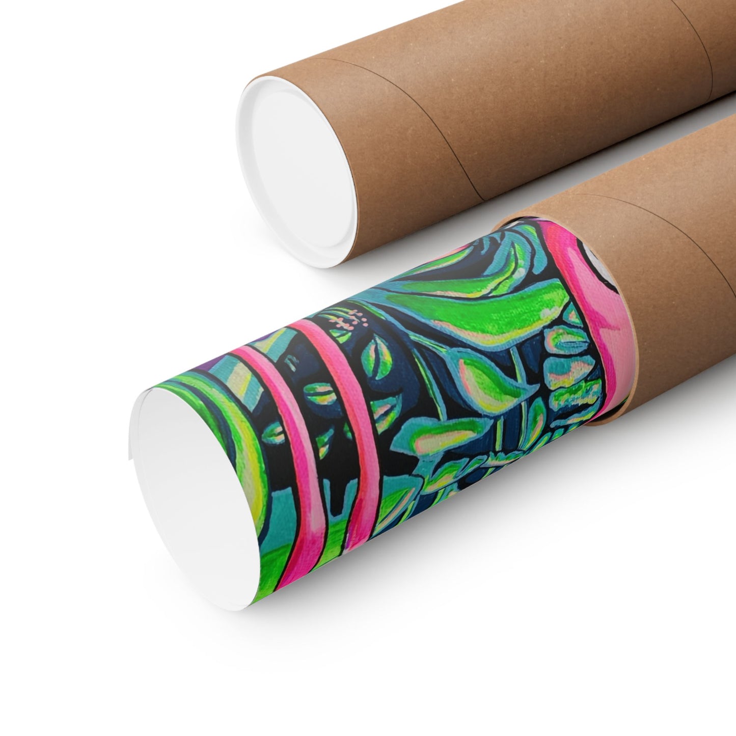 Cyclops Flamingo Family Giclée Art Poster