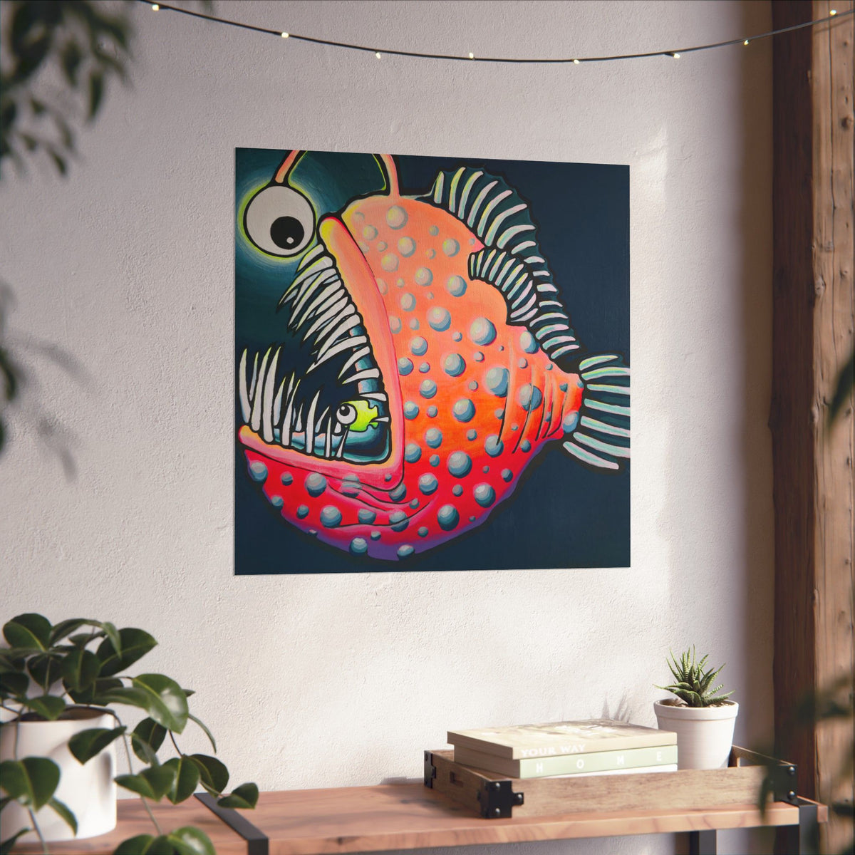 Cyclops Anglerfish Giclée Art Poster