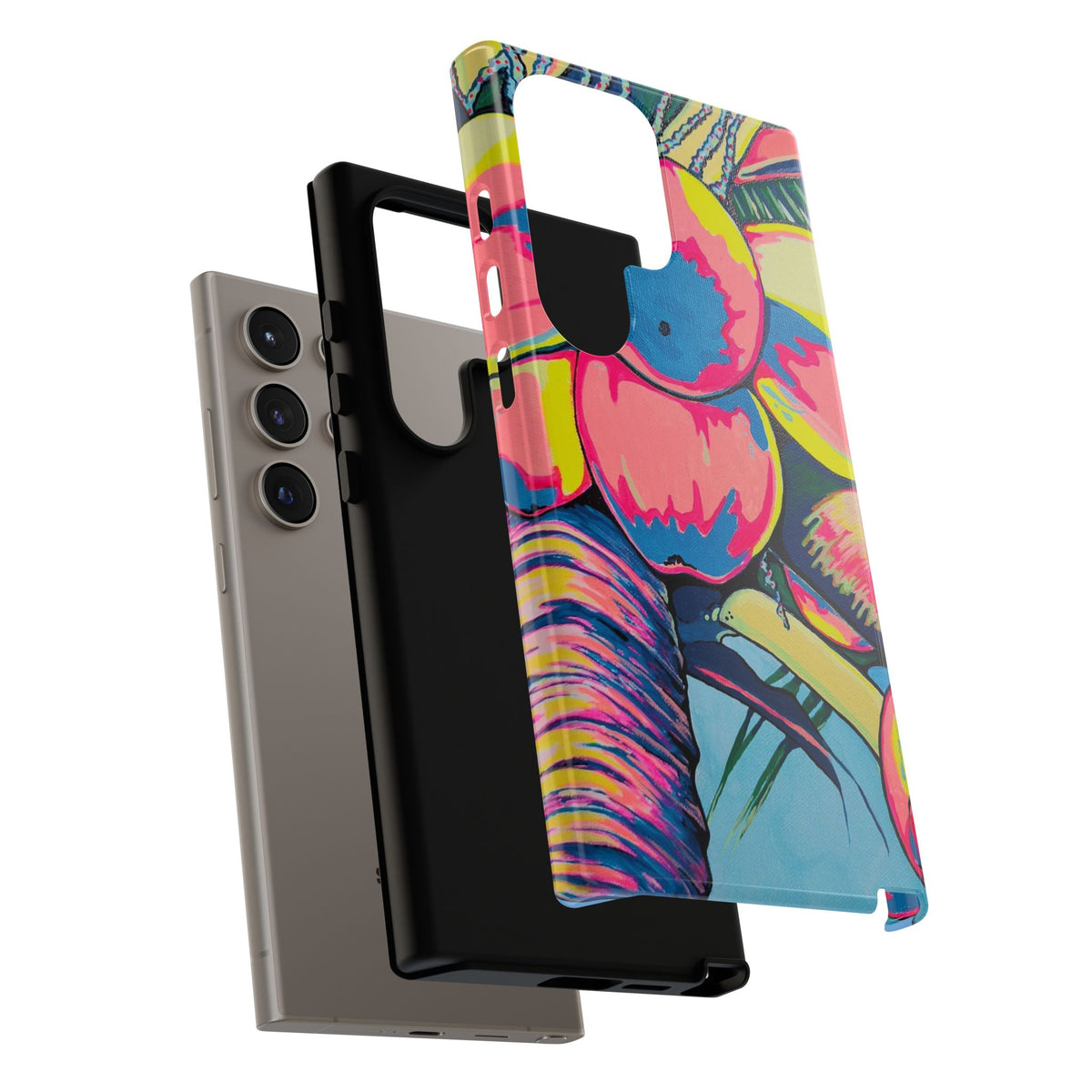 Neon Coconuts Tough Phone Case