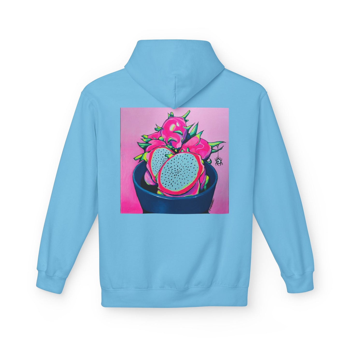 Unisex Neon Pink Dragon Fruit Soft Hoodie