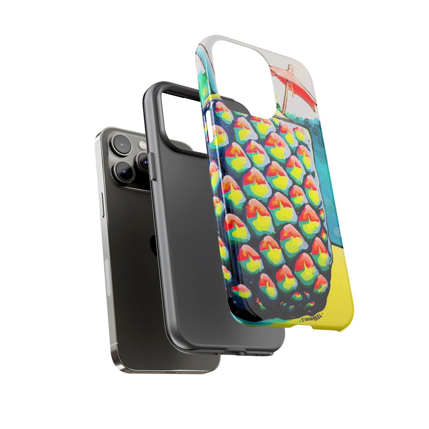 Neon Piña Colada Tough Phone Case
