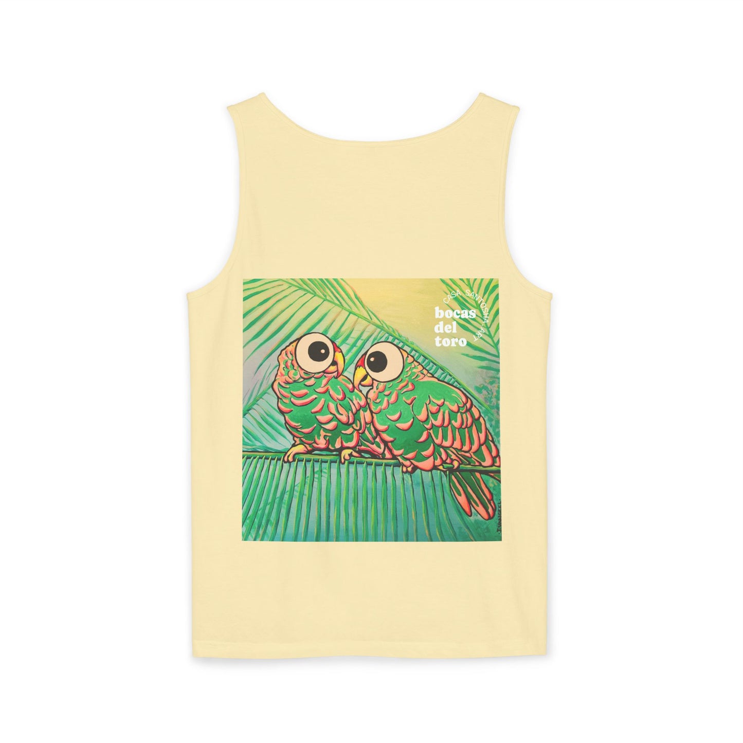 Unisex Chatty Cyclops Parrots Tank Top - Perfect for Summer Vibes