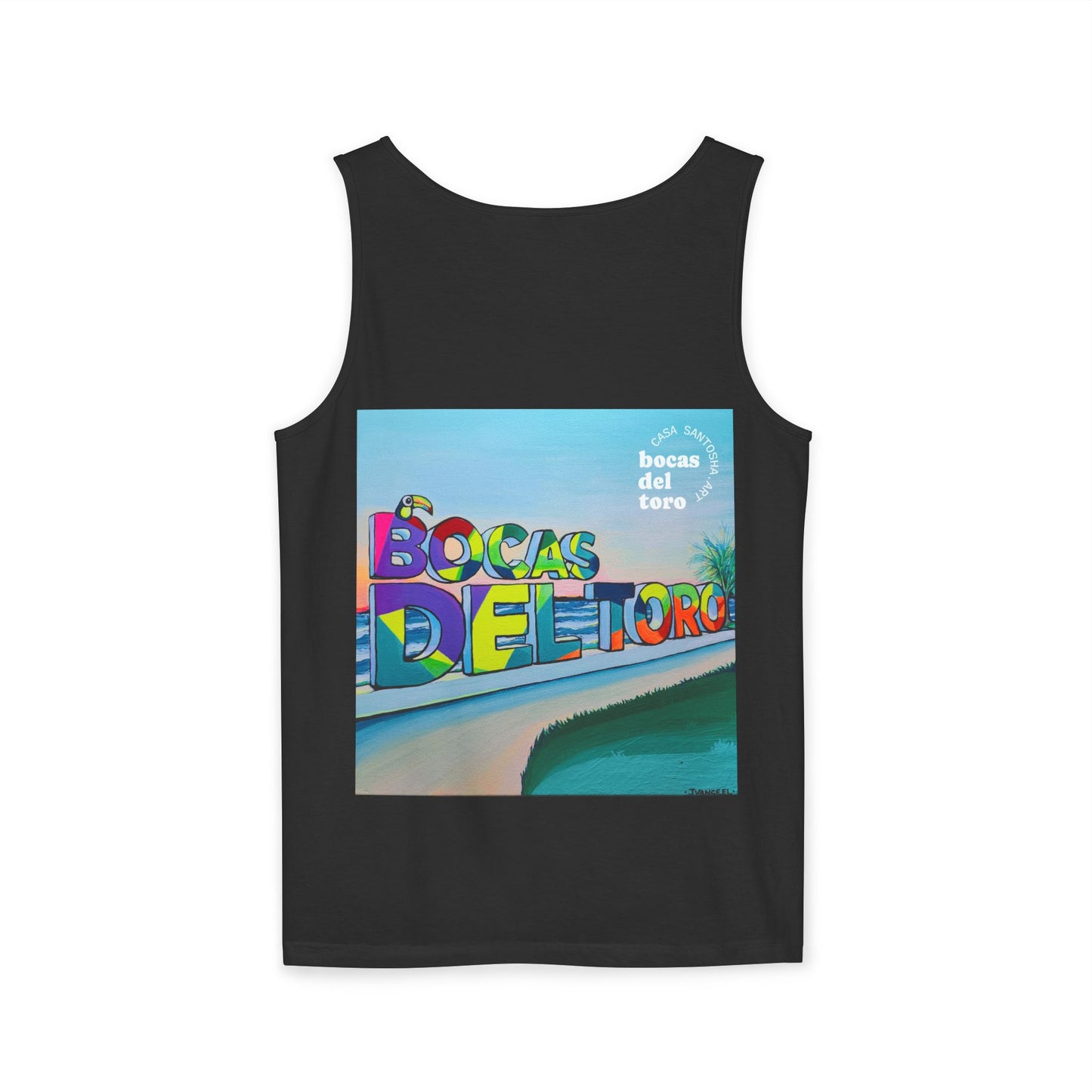 Unisex Bocas Del Toro Sign Tank Top - Perfect for Summer Vibes