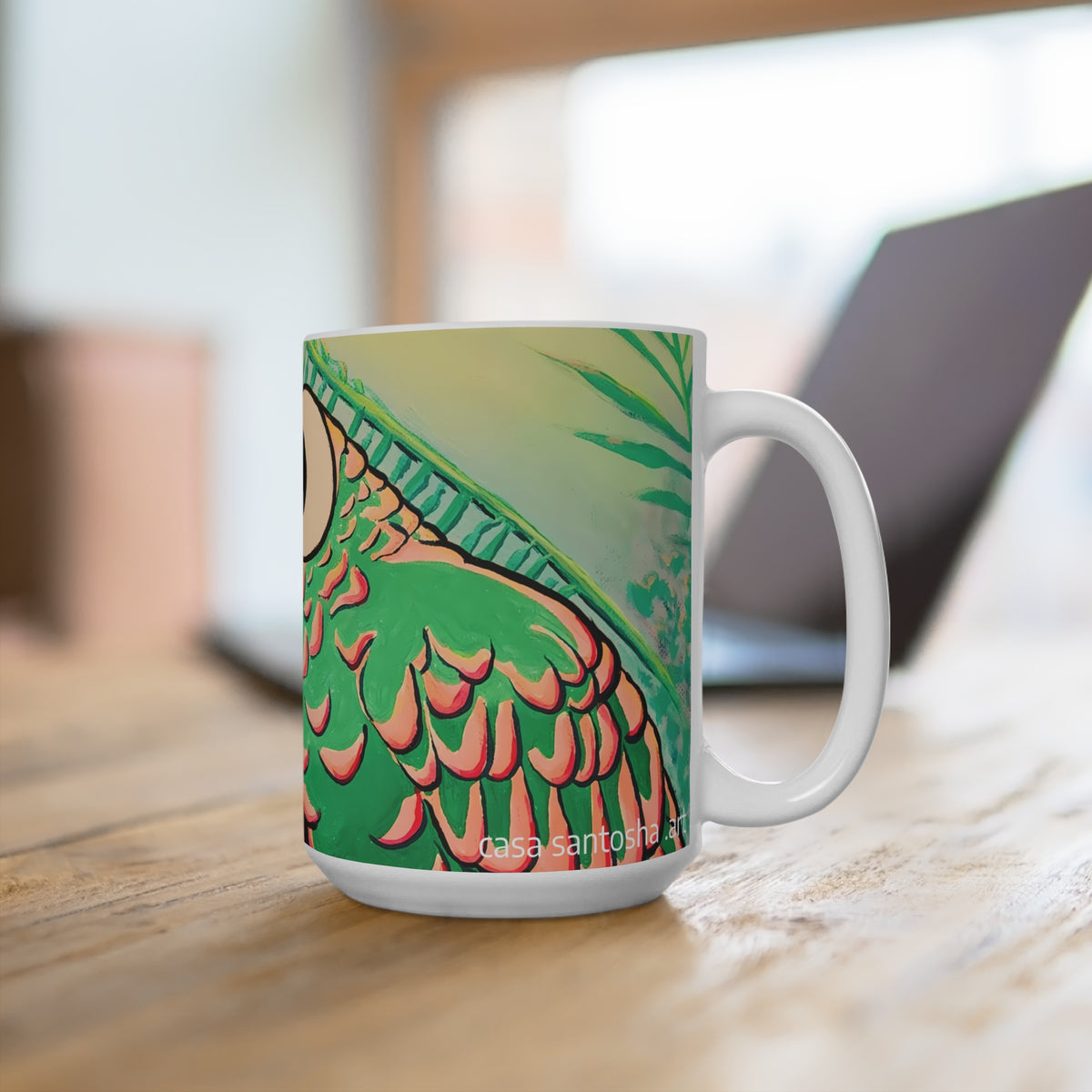 Chatty Cyclops Parrots Mug