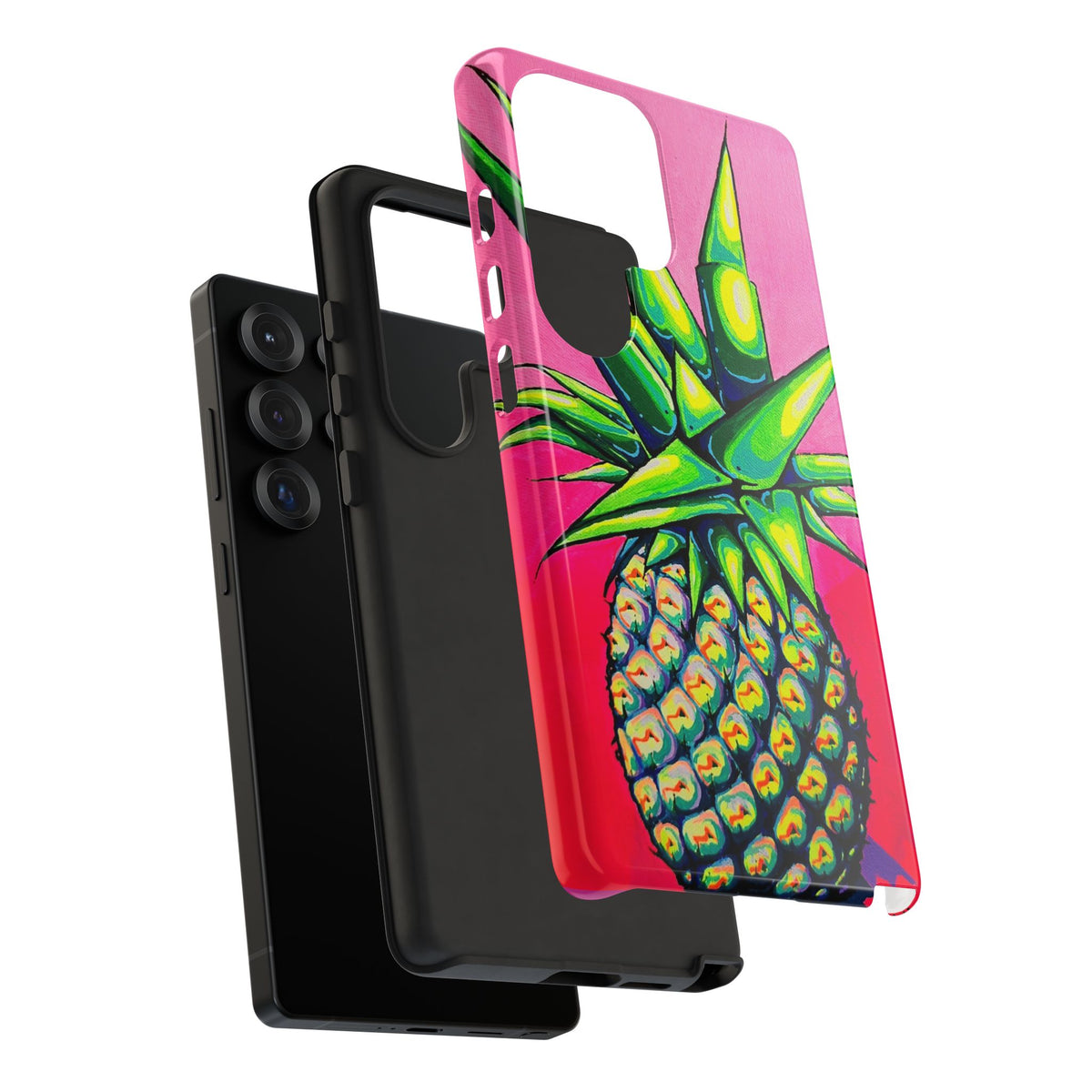 Neon Pineapple Tough Phone Case