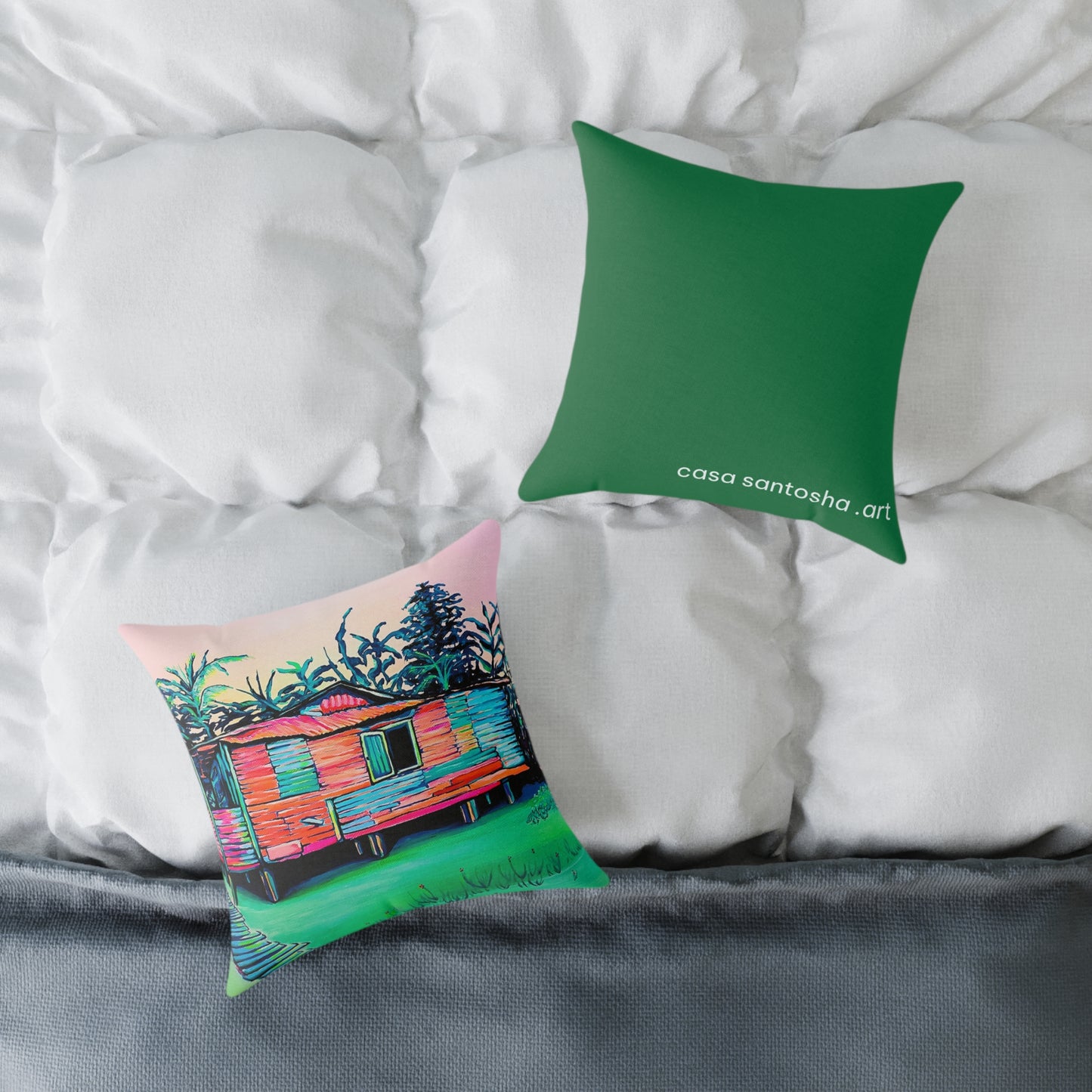 Luis Russell House Bocas Art Canvas Decorative Pillow