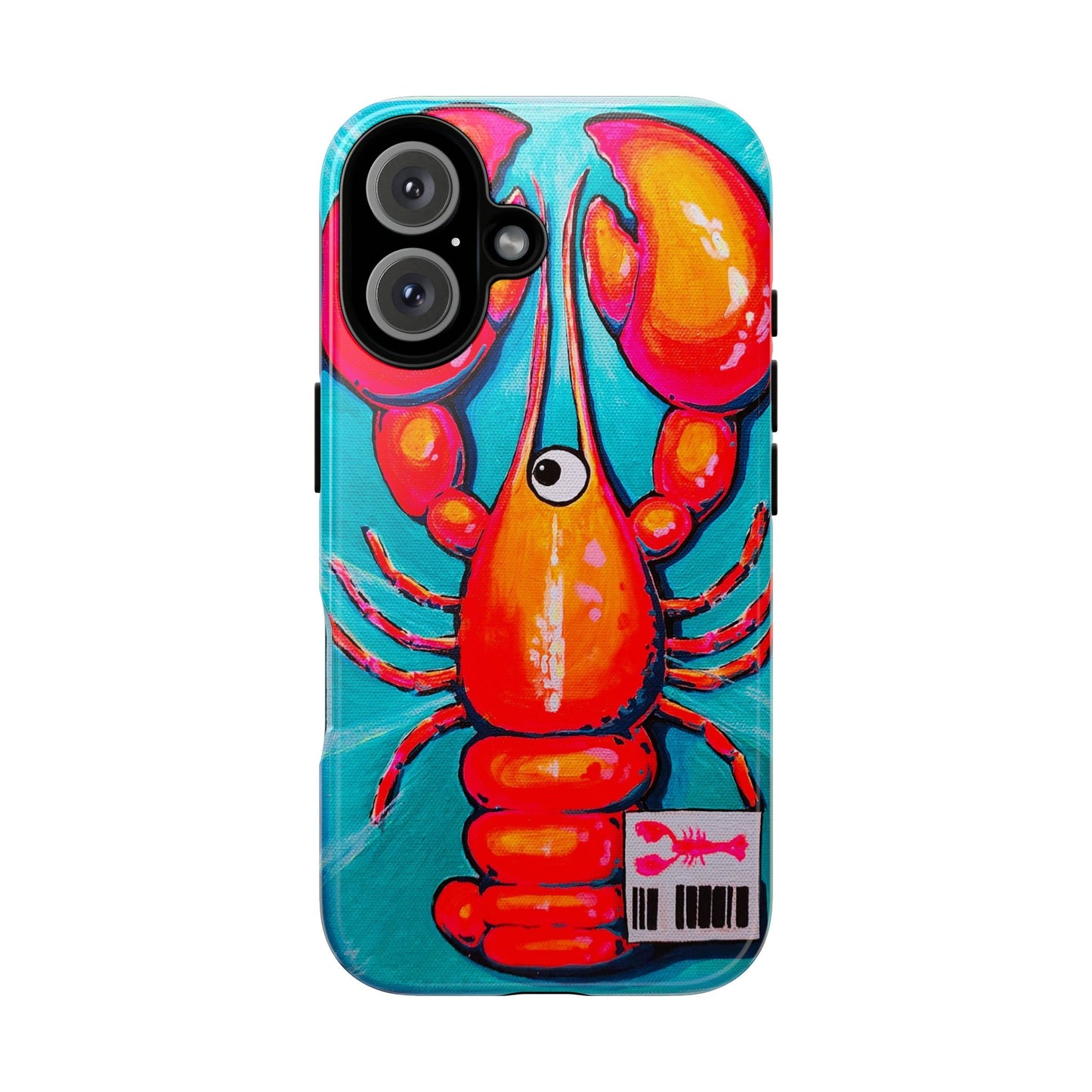 Neon Lobster Tough Phone Case