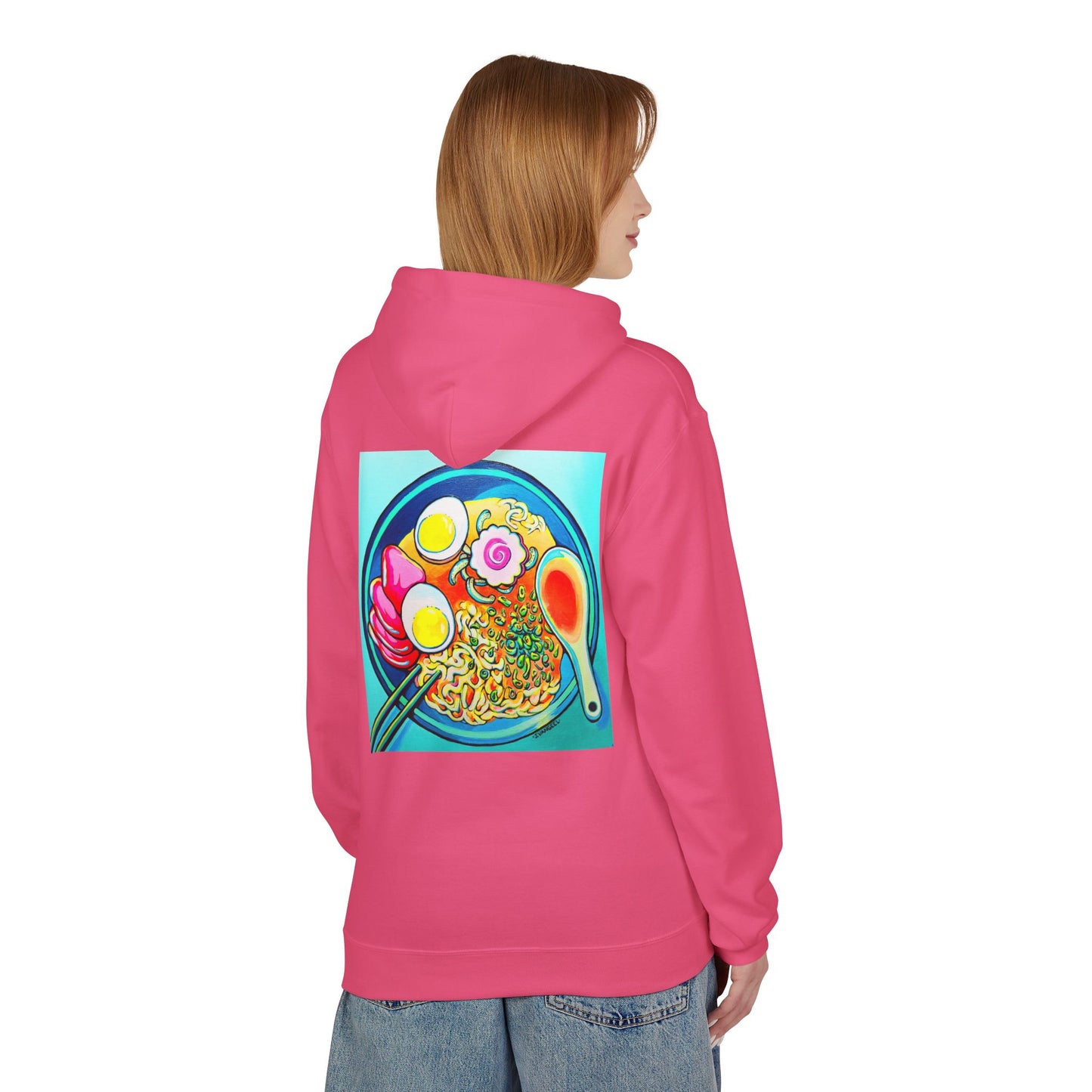 Unisex Neon Ramen Soft Hoodie