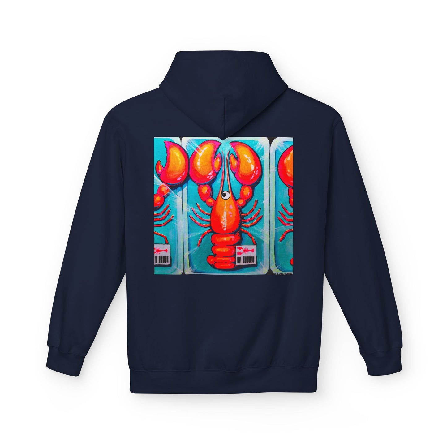 Unisex Fresh Neon Lobster Soft Hoodie