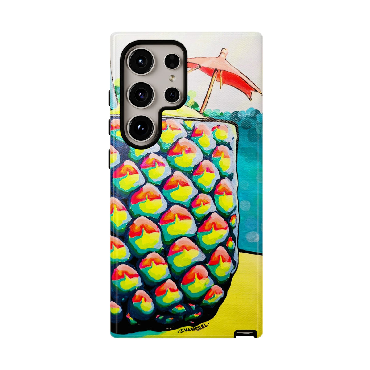 Neon Piña Colada Tough Phone Case