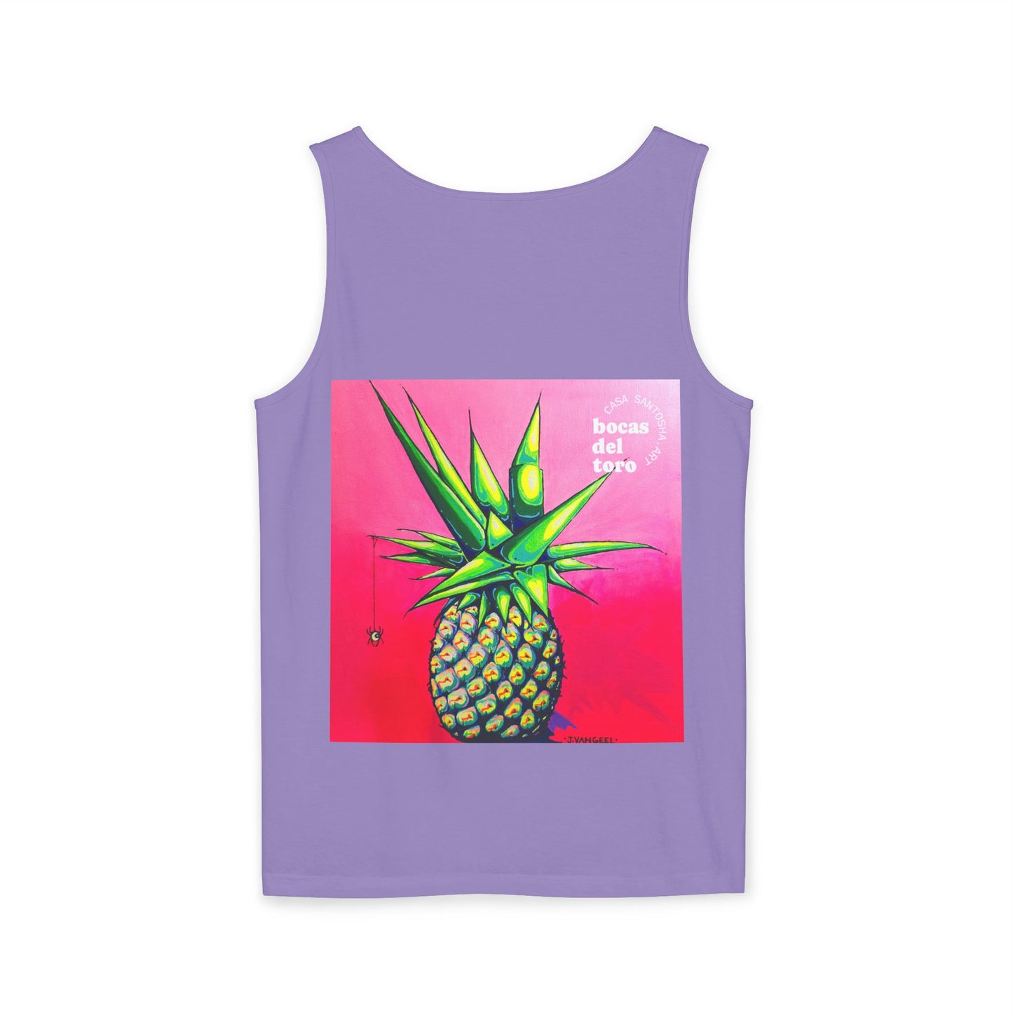 Unisex Neon Pineapple Tank Top - Perfect for Summer Vibes