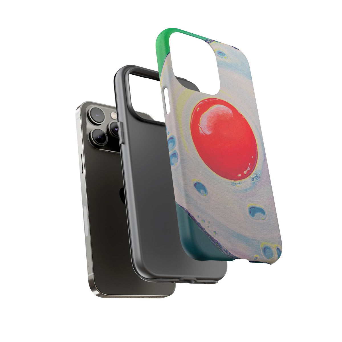 Neon Fried Egg Tough Phone Case