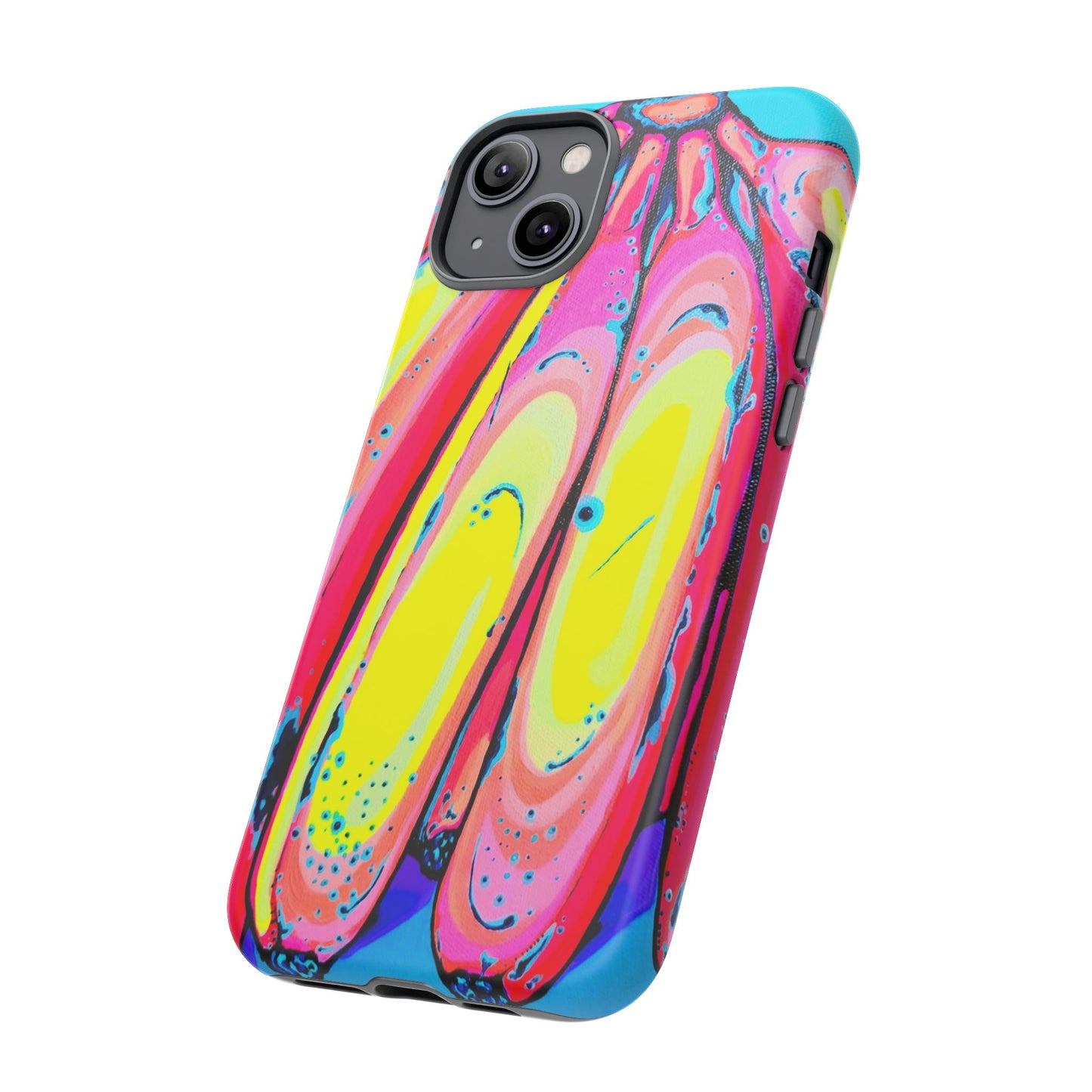 Neon Fat Bananas Tough Phone Case