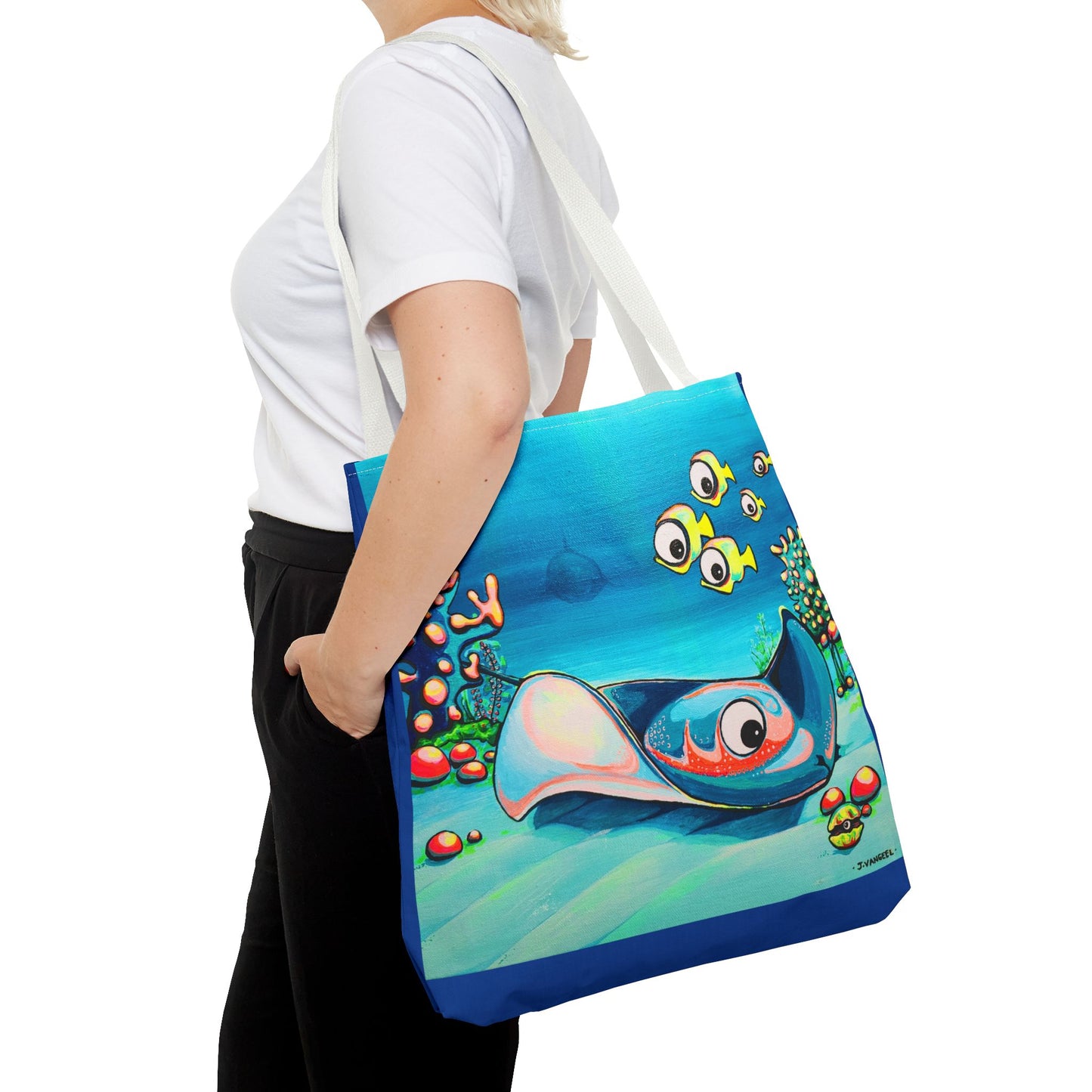 Premium Cyclops Stingray Tote Bag, Original Artist Design, Reusable Shopping Tote, Eco-Friendly