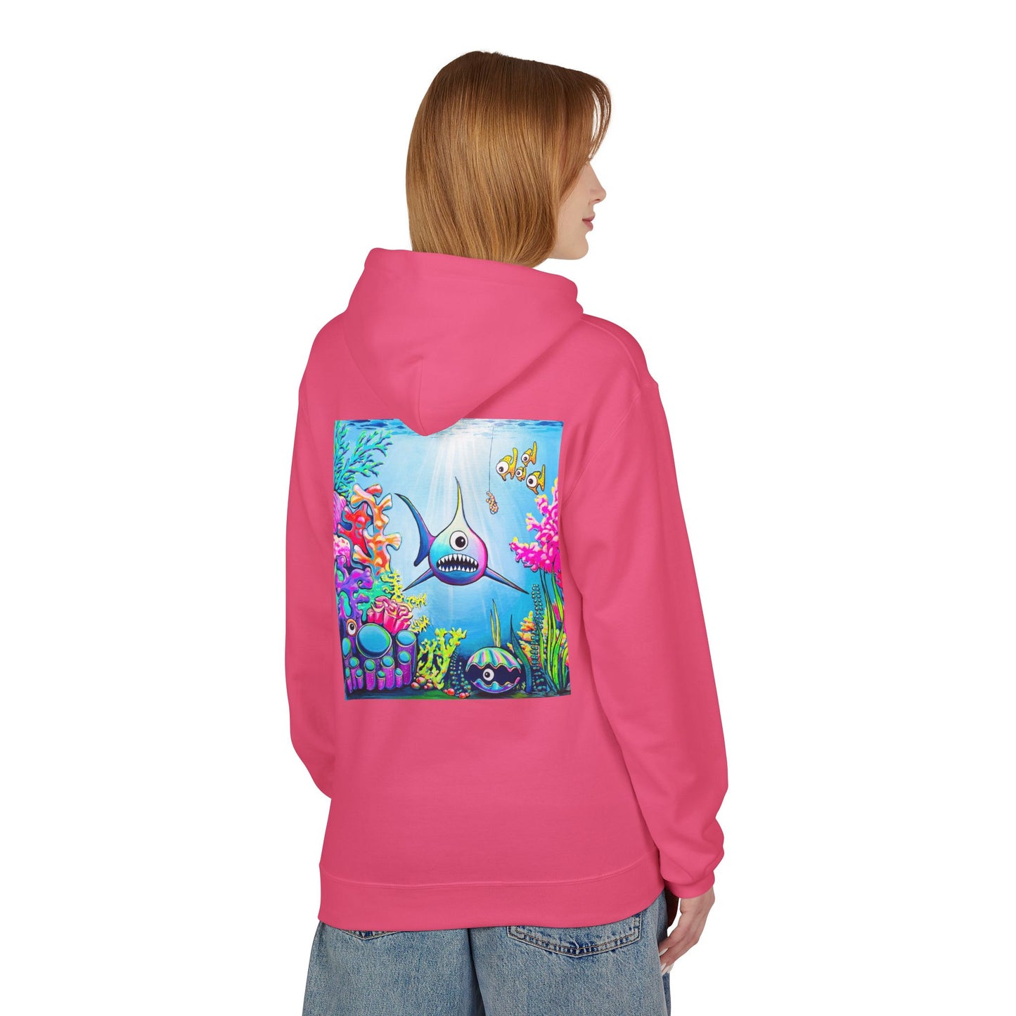 Unisex Cyclops Shark Soft Hoodie
