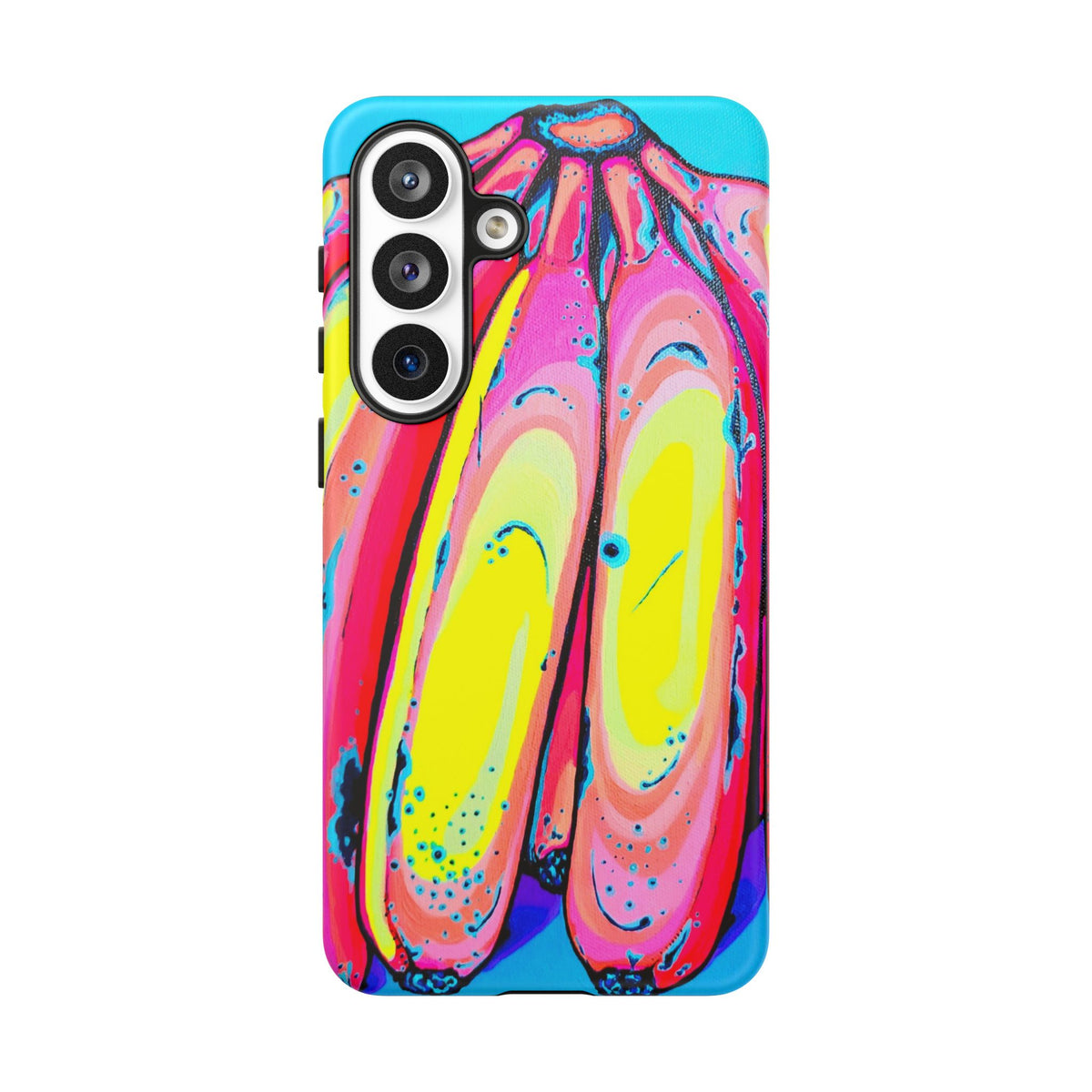 Neon Fat Bananas Tough Phone Case