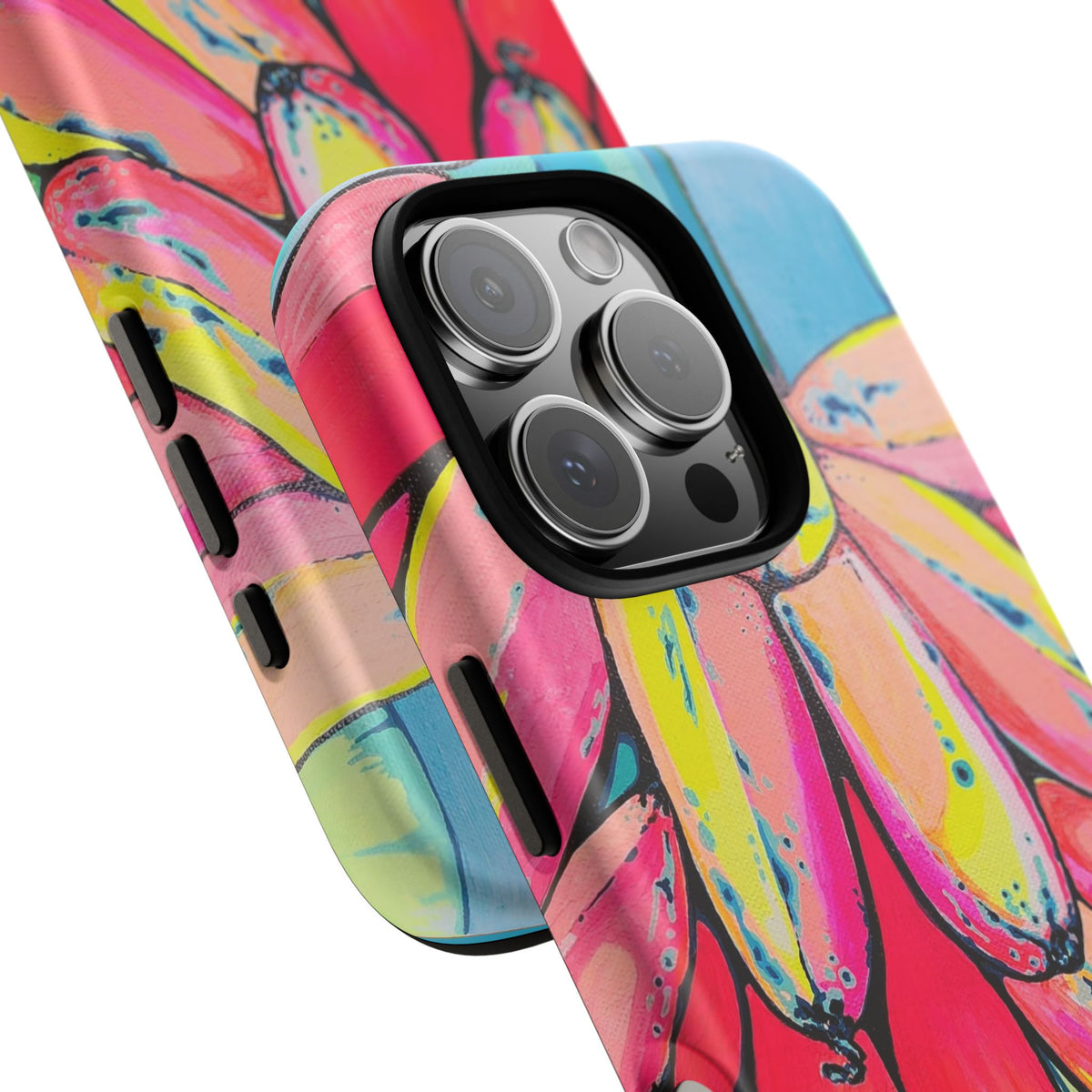 Neon Primitivo Bananas Tough Phone Case