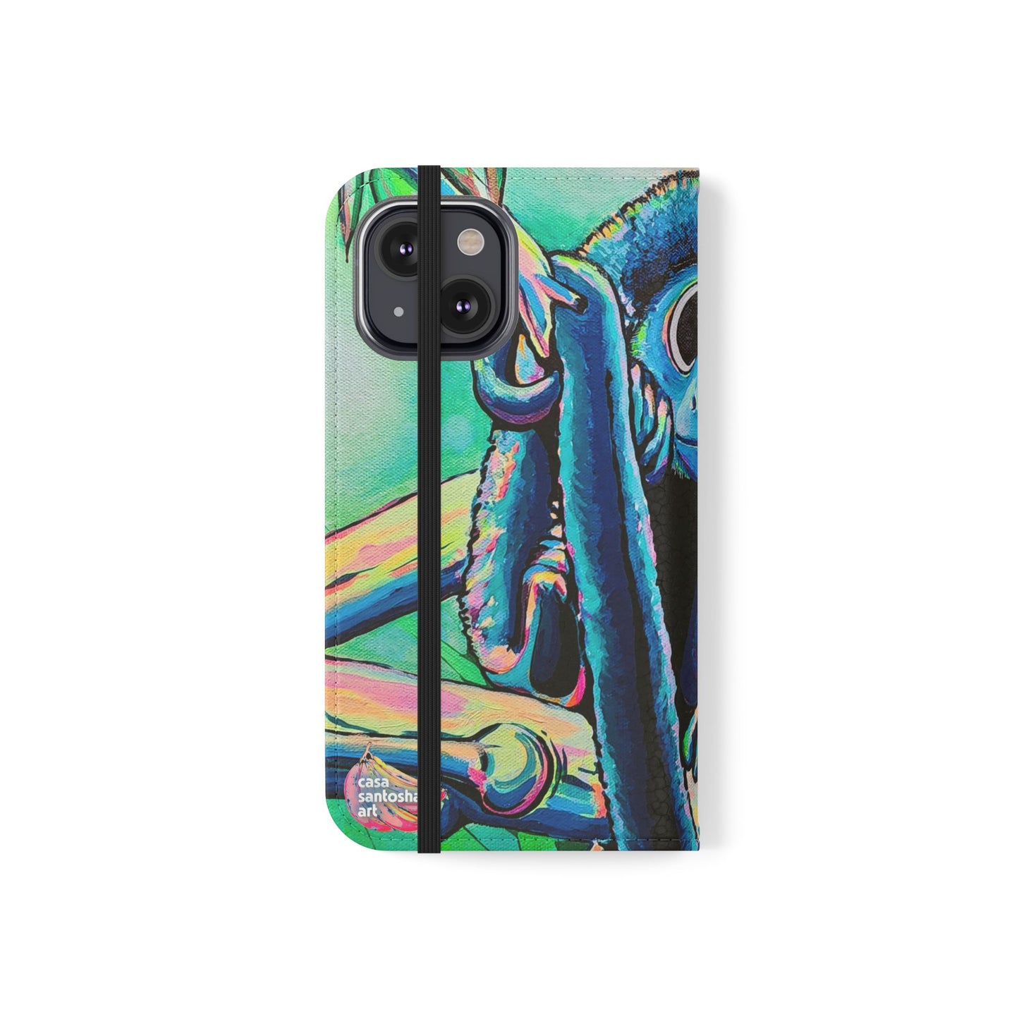 Cyclops Monkey Flip Phone Case – Wallet Cover with Card Slots