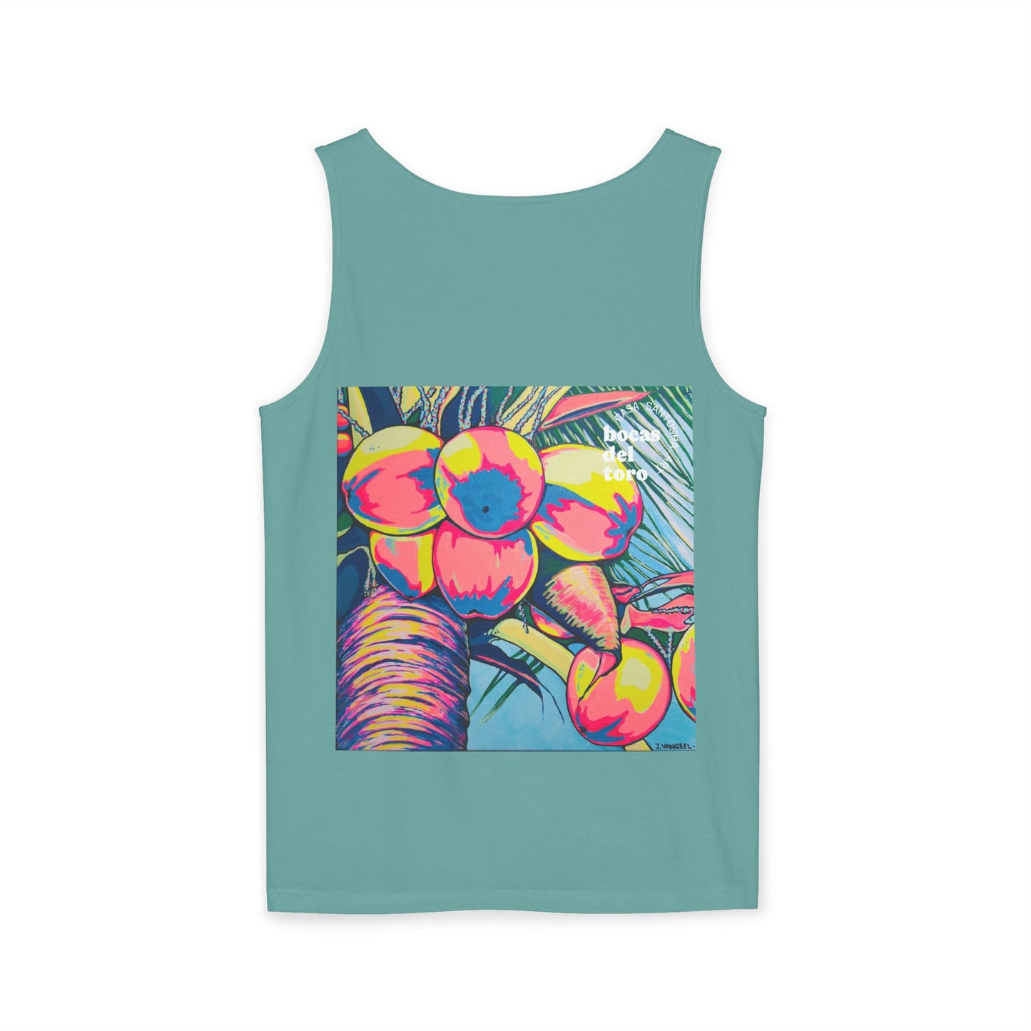 Unisex Neon Coconuts Tank Top - Perfect for Summer Vibes
