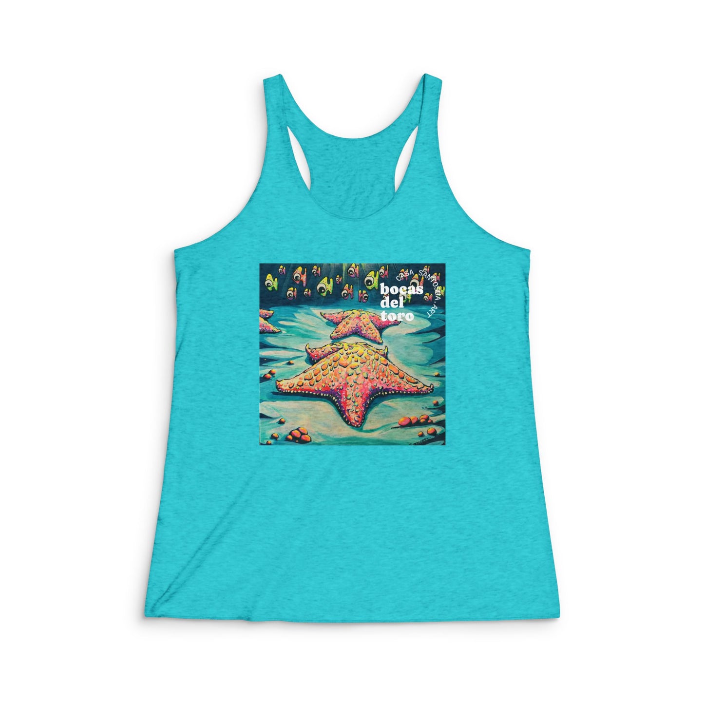 Women's Cyclops Starfish Graphic Racerback Tank