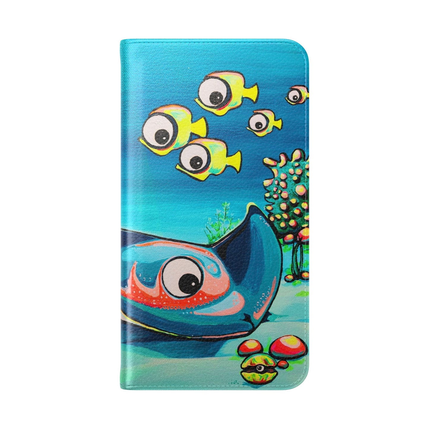 Cyclops Stingray Flip Phone Case – Wallet Cover with Card Slots