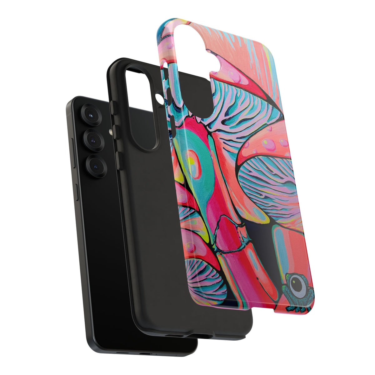 Coque de téléphone résistante Trippy Mushrooms