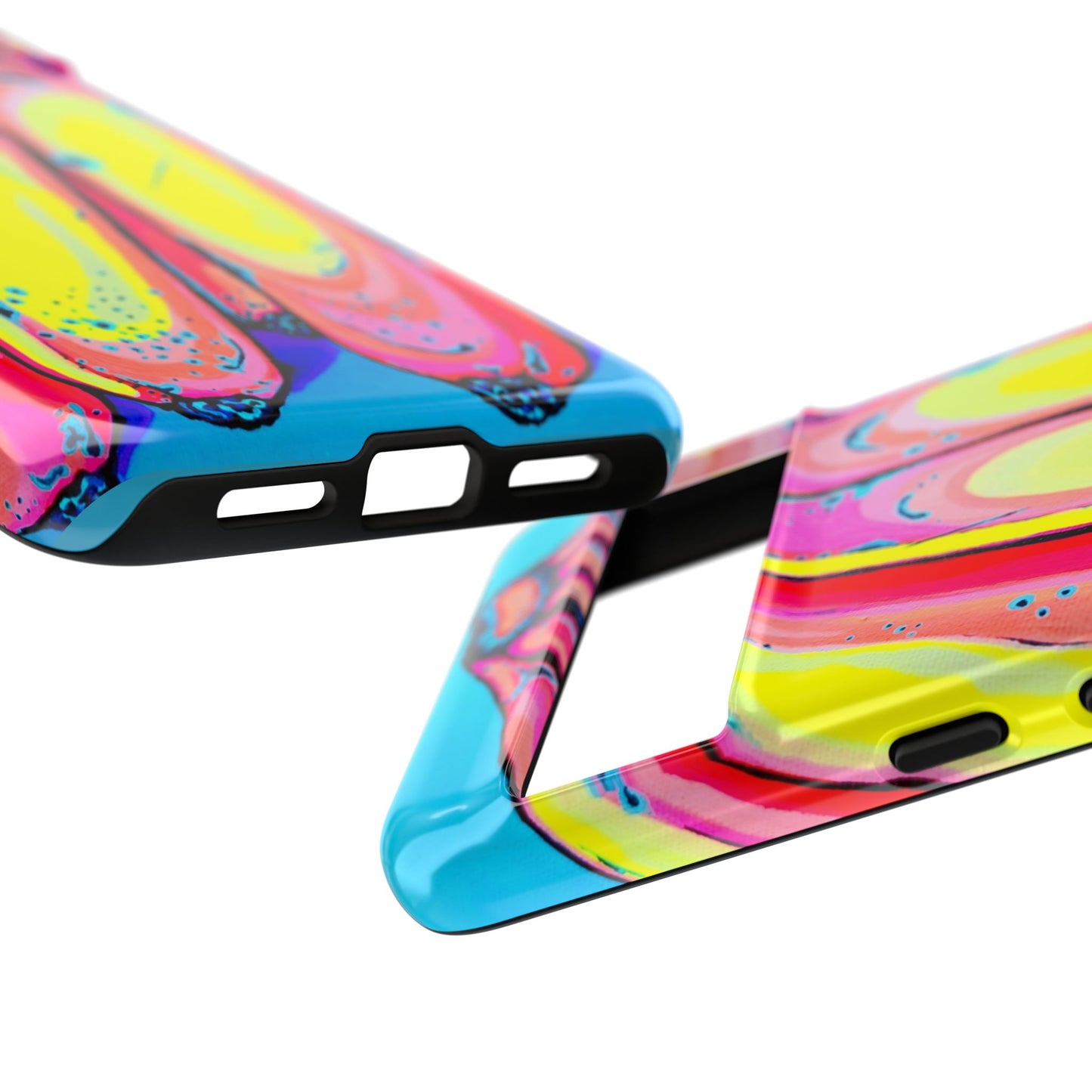 Neon Fat Bananas Tough Phone Case