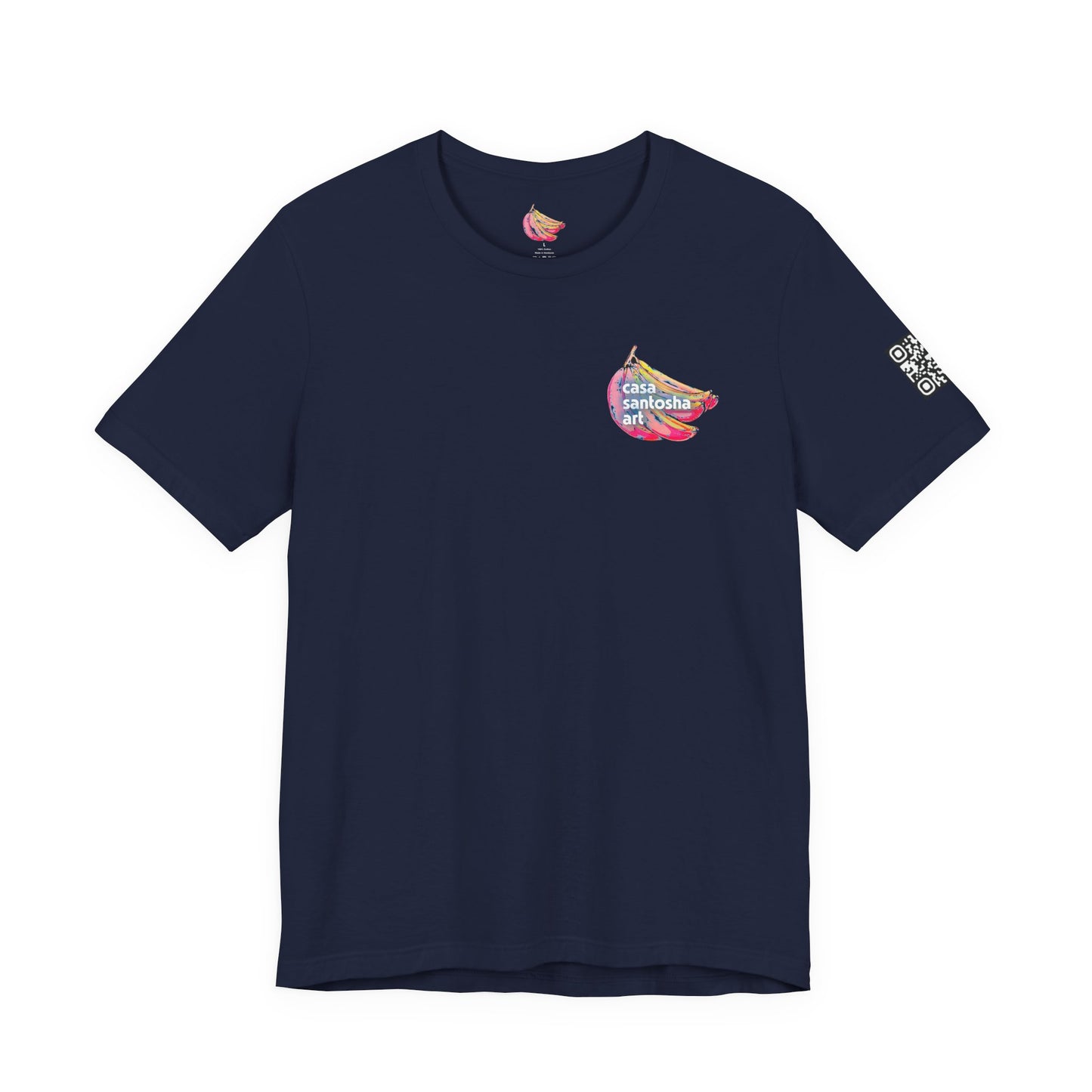 T-shirt unisexe néon à motif poisson frit