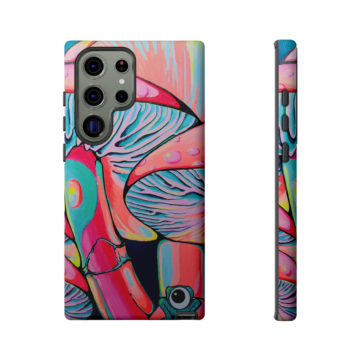Coque de téléphone résistante Trippy Mushrooms