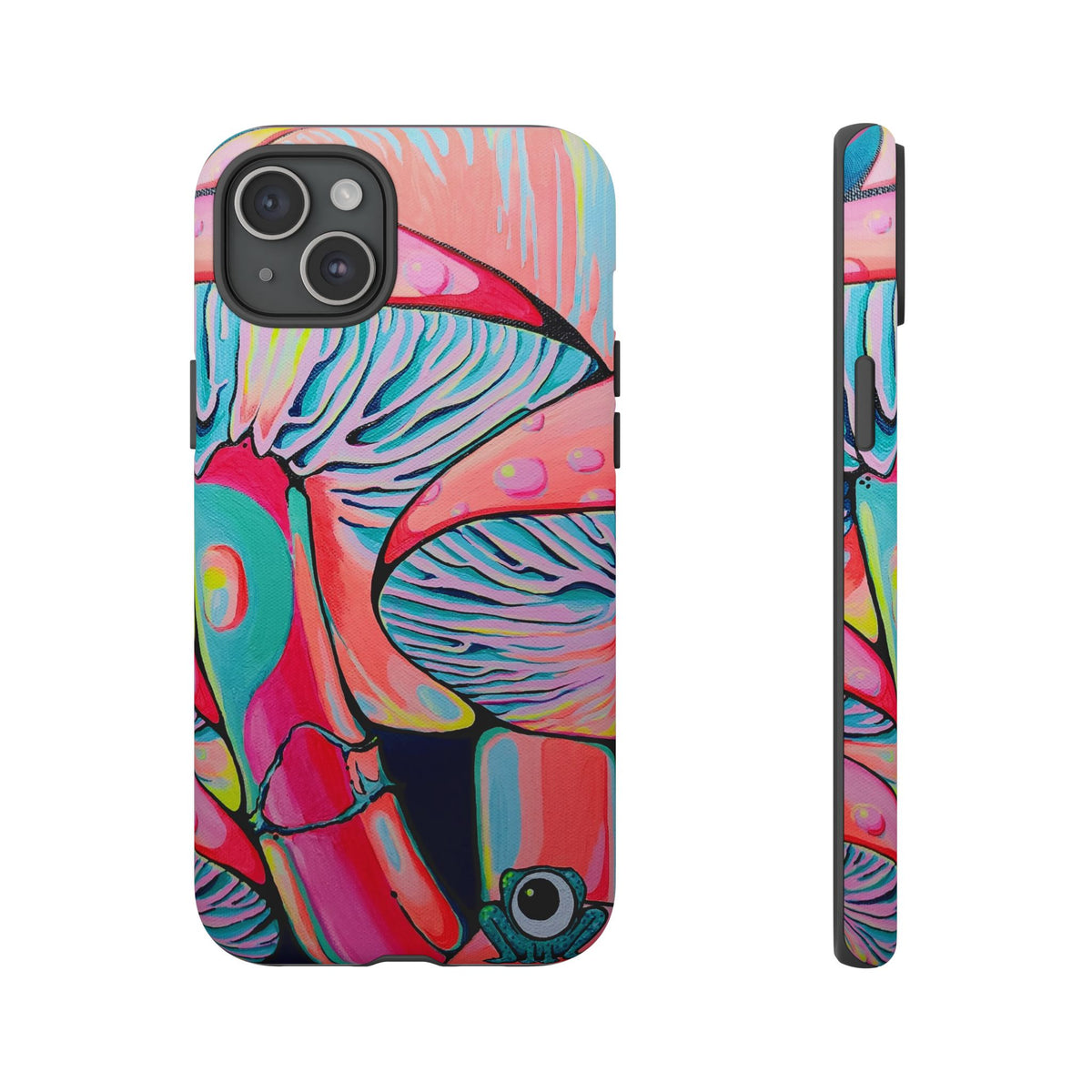 Coque de téléphone résistante Trippy Mushrooms