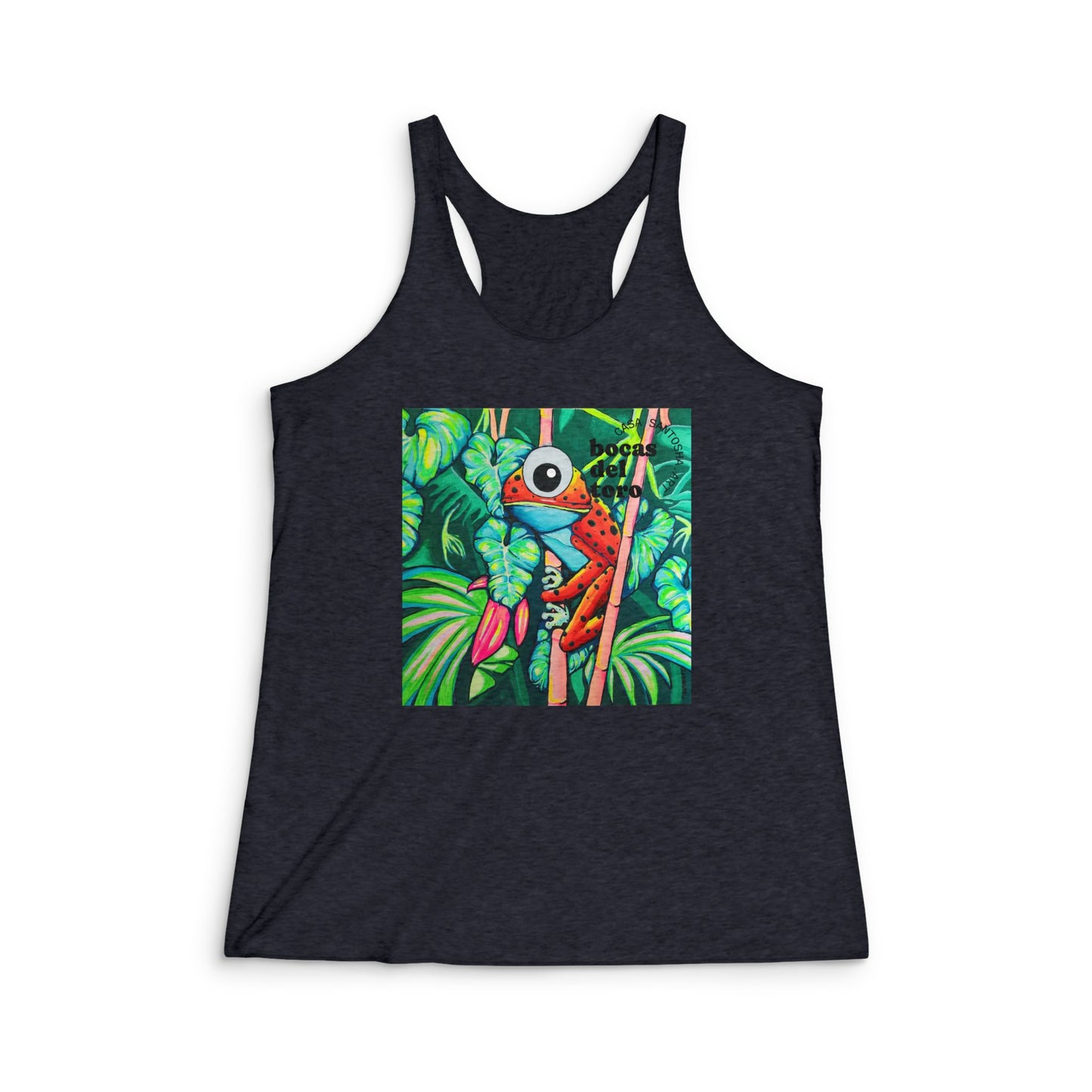 Women's Cyclops Red Frog Graphic Racerback Tank