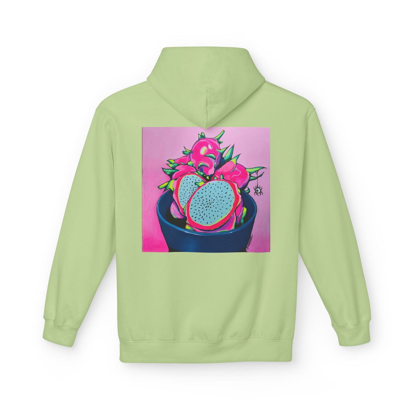 Unisex Neon Pink Dragon Fruit Soft Hoodie