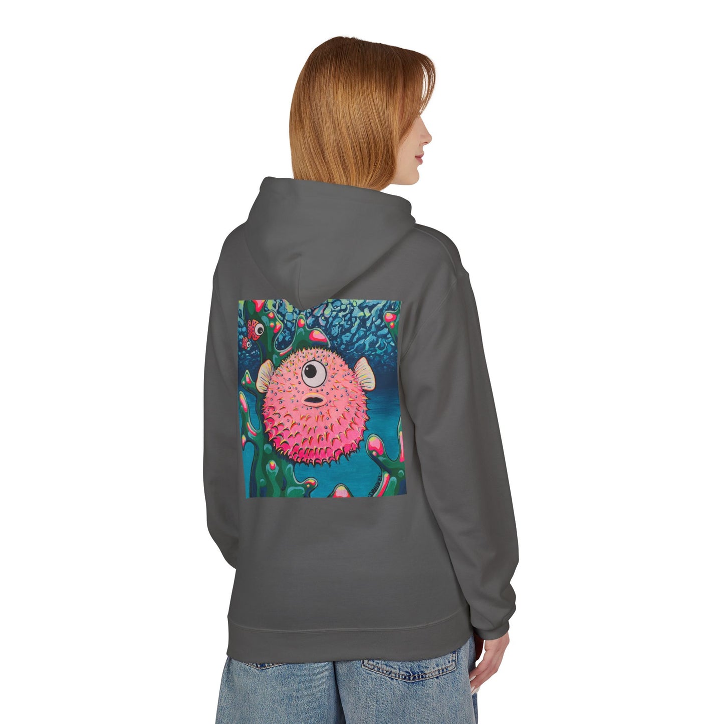 Unisex Cyclops Pufferfish Soft Hoodie