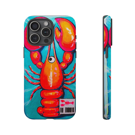 Coque de téléphone robuste Homard Néon