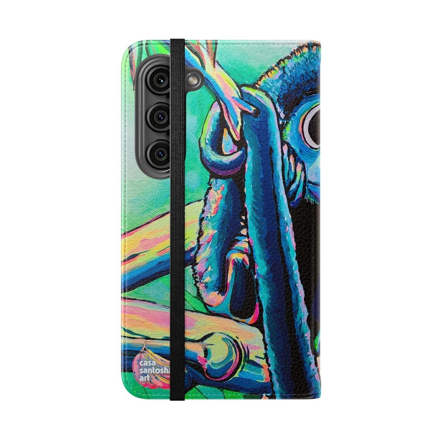 Cyclops Monkey Flip Phone Case – Wallet Cover with Card Slots